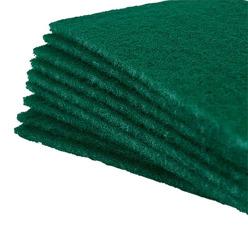 Pack of 10 Clena Green Scourers 9x6"