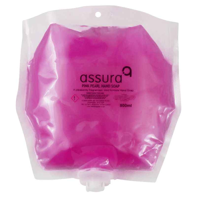 Pack of 6 Assura Lotion Hand Cleanser 800ml