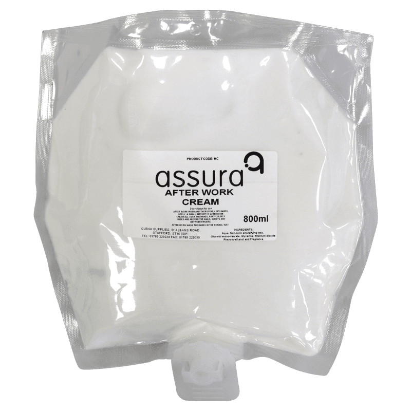 Assura Pack of 6 Assura After Work Restore Cream 800ml Cartridge