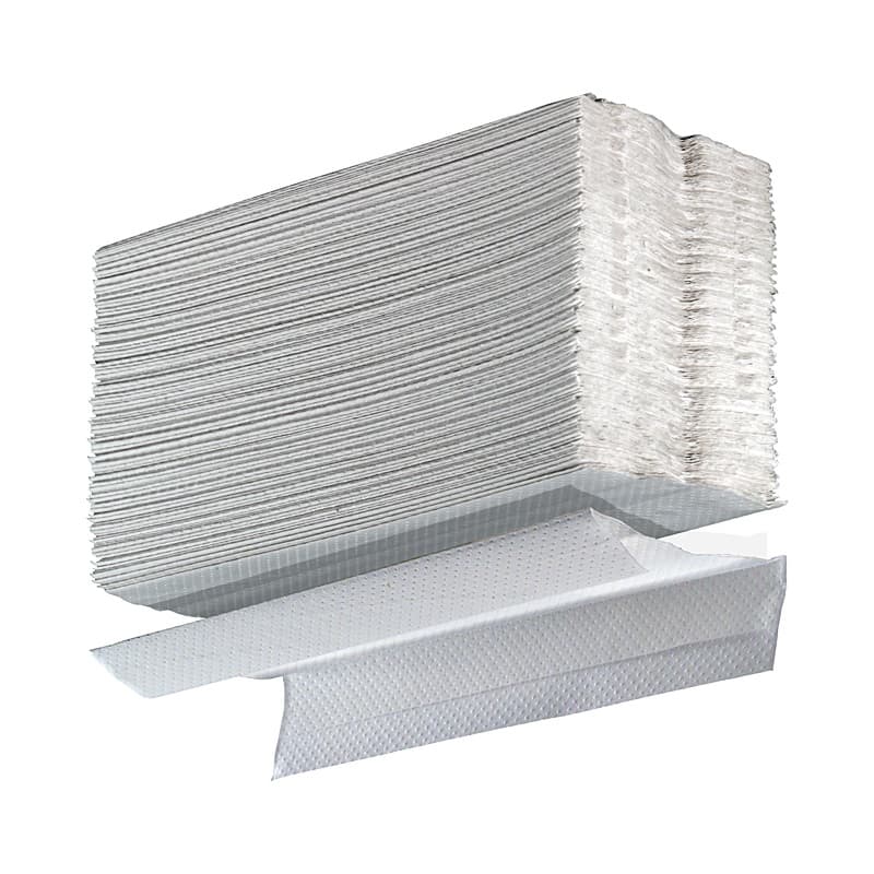 Clena Pack of 2400 Clena C-Fold Hand Towels 2 Ply White