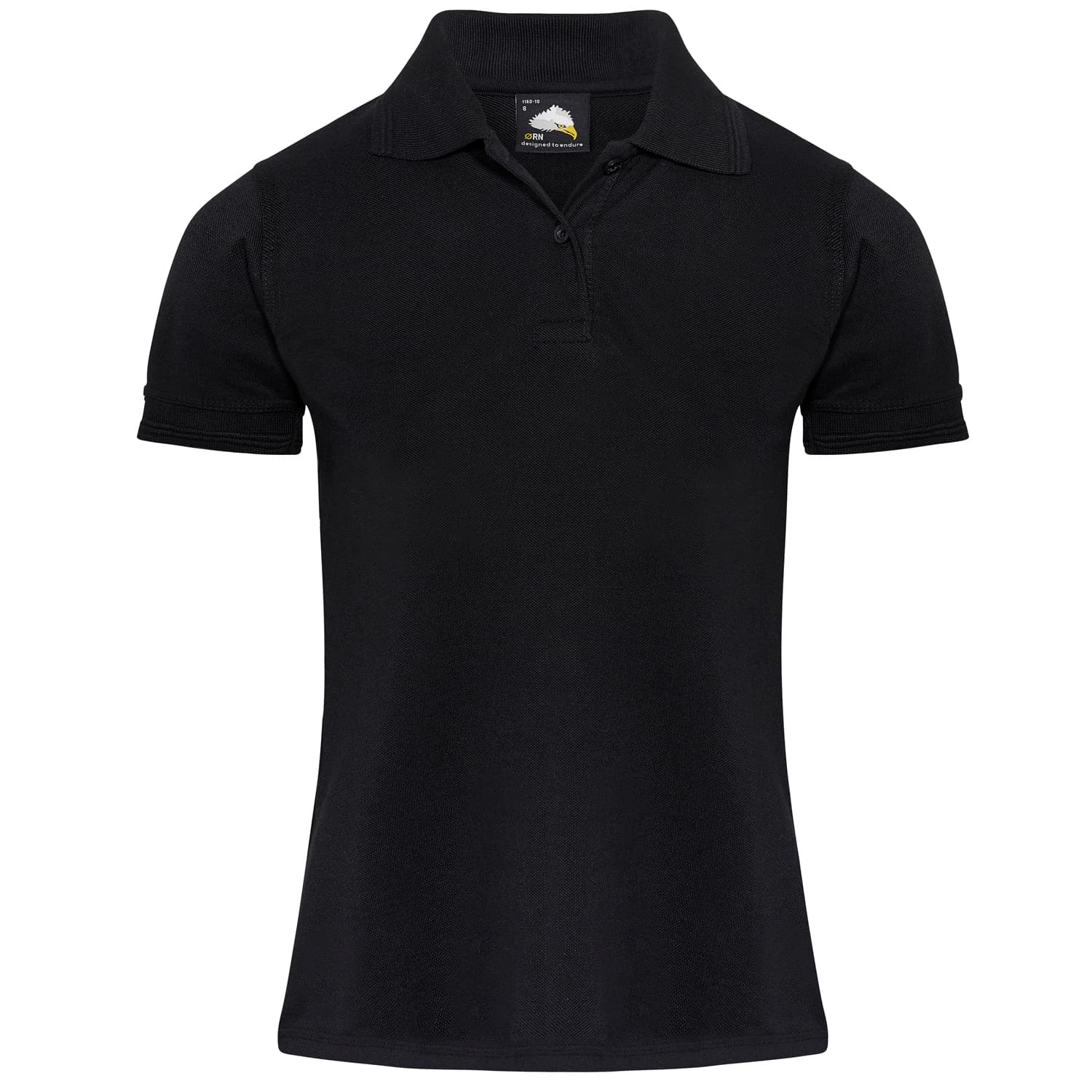 ORN Ladies Eagle Poloshirt in Black