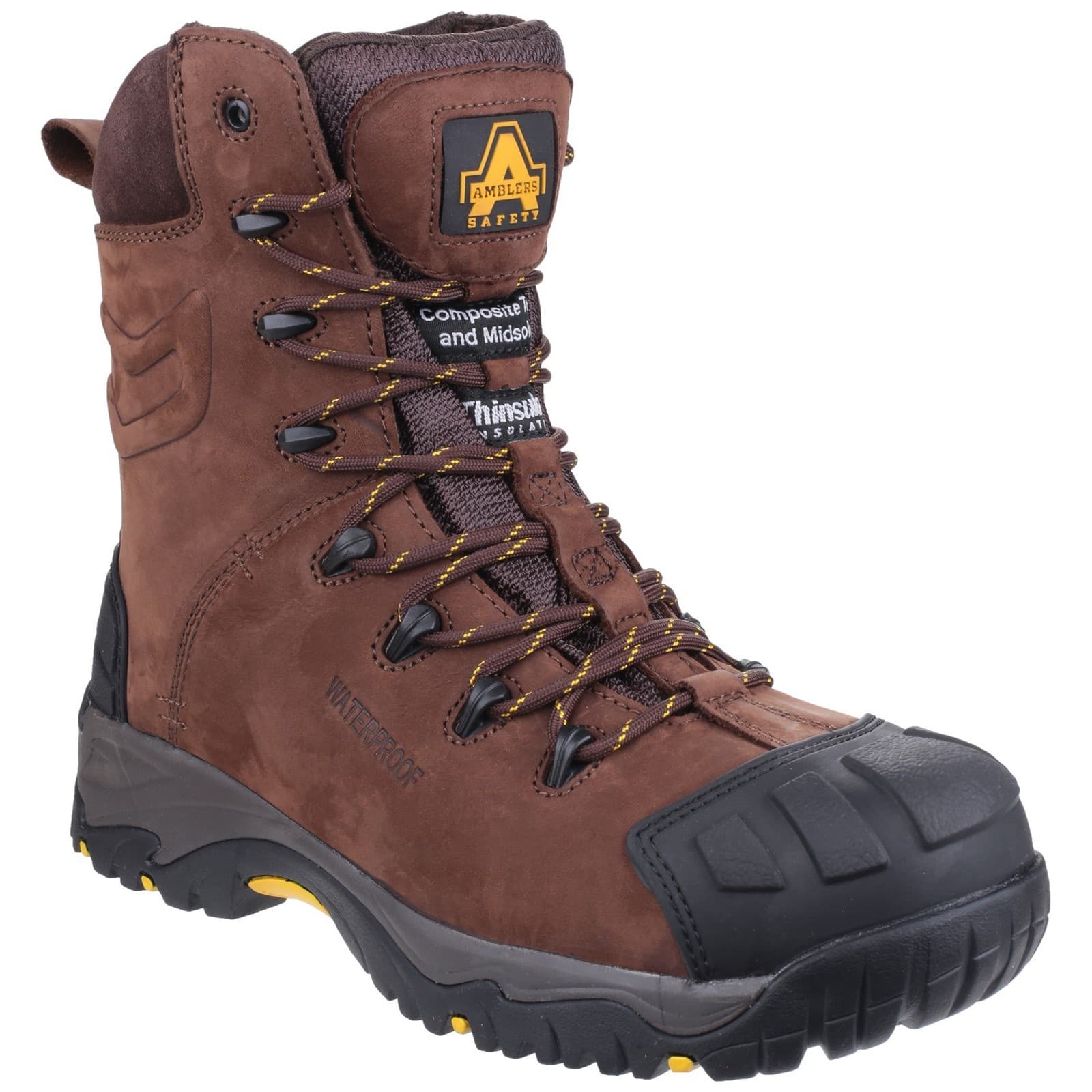Amblers Safety Amblers Safety AS995 Pillar Hi-leg Safety Boot - Brown in Brown
