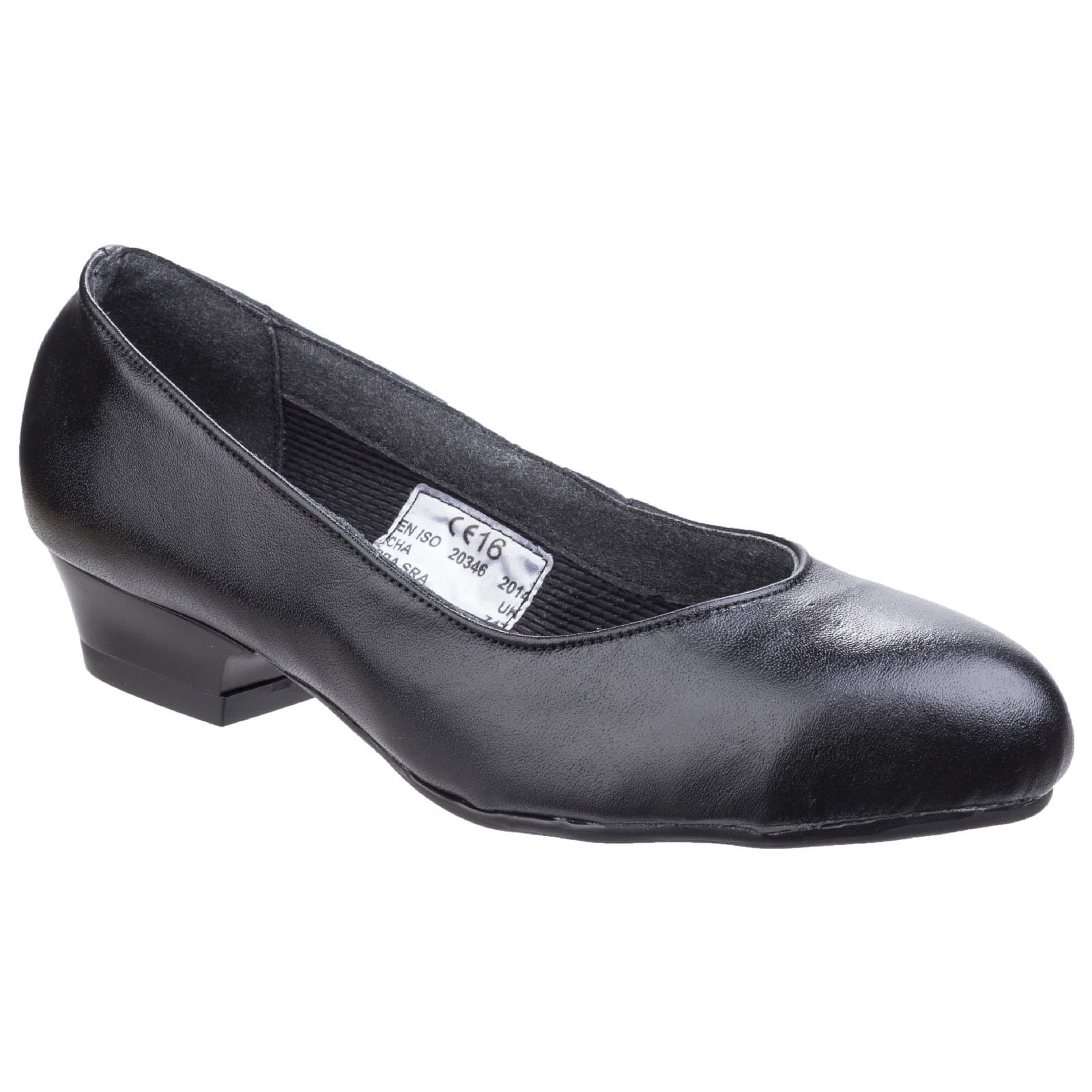 Amblers Safety Amblers Safety FS96 Women’s Safety Court Shoe - Black in Black