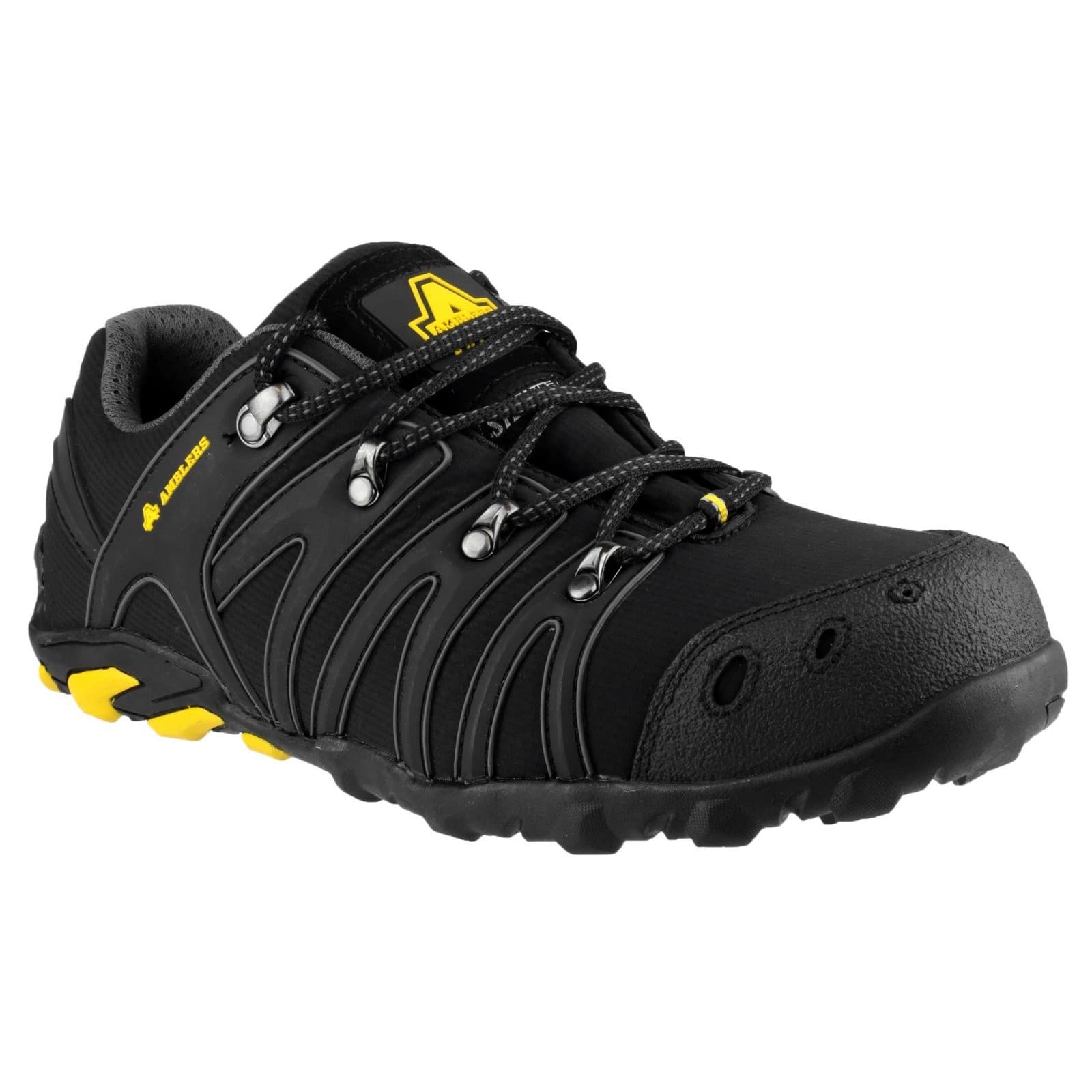 Amblers Safety Amblers Safety FS23 Soft Shell Safety Trainer - Black in Black