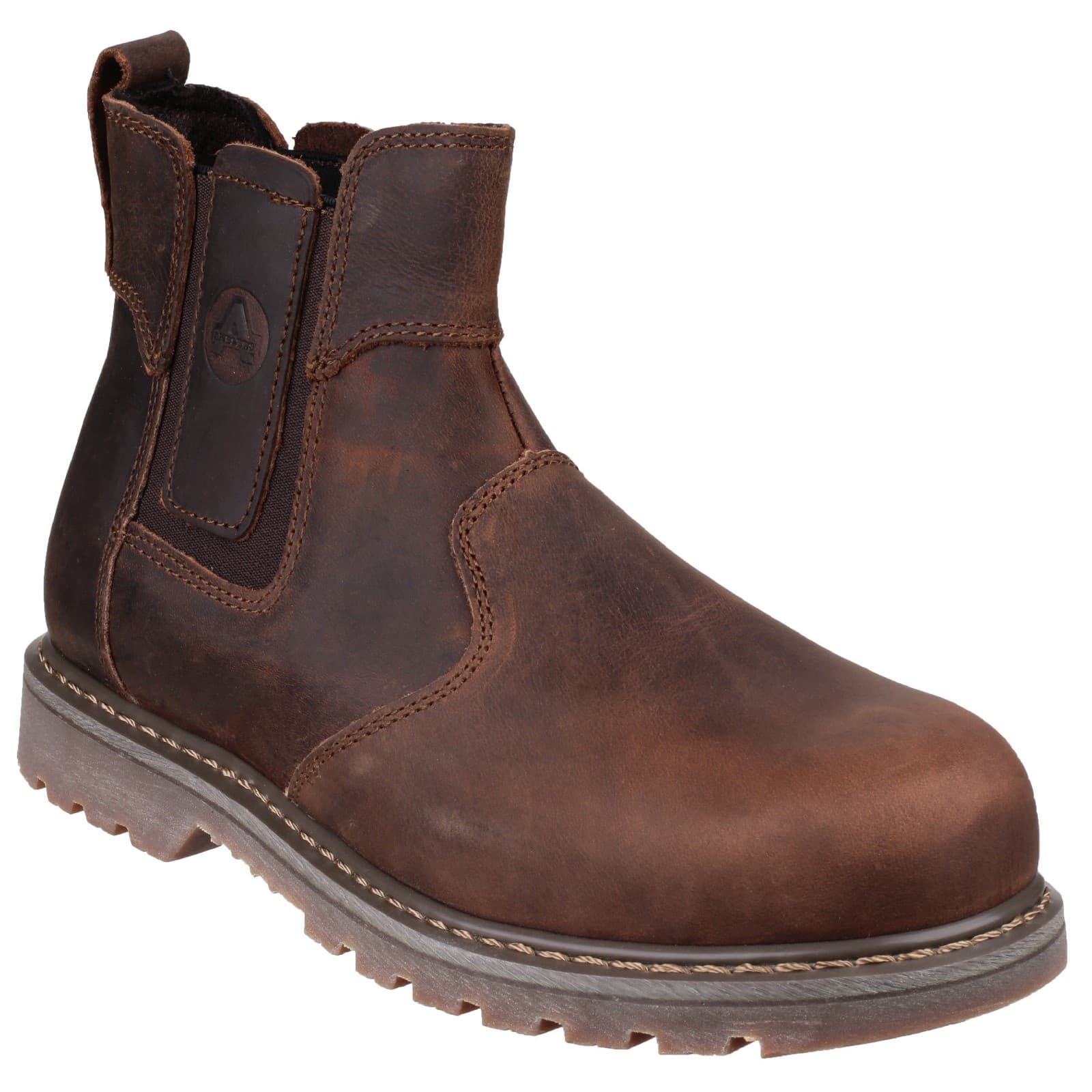 Amblers Safety Amblers Safety FS165 Pull-On Safety Dealer - Brown in Brown