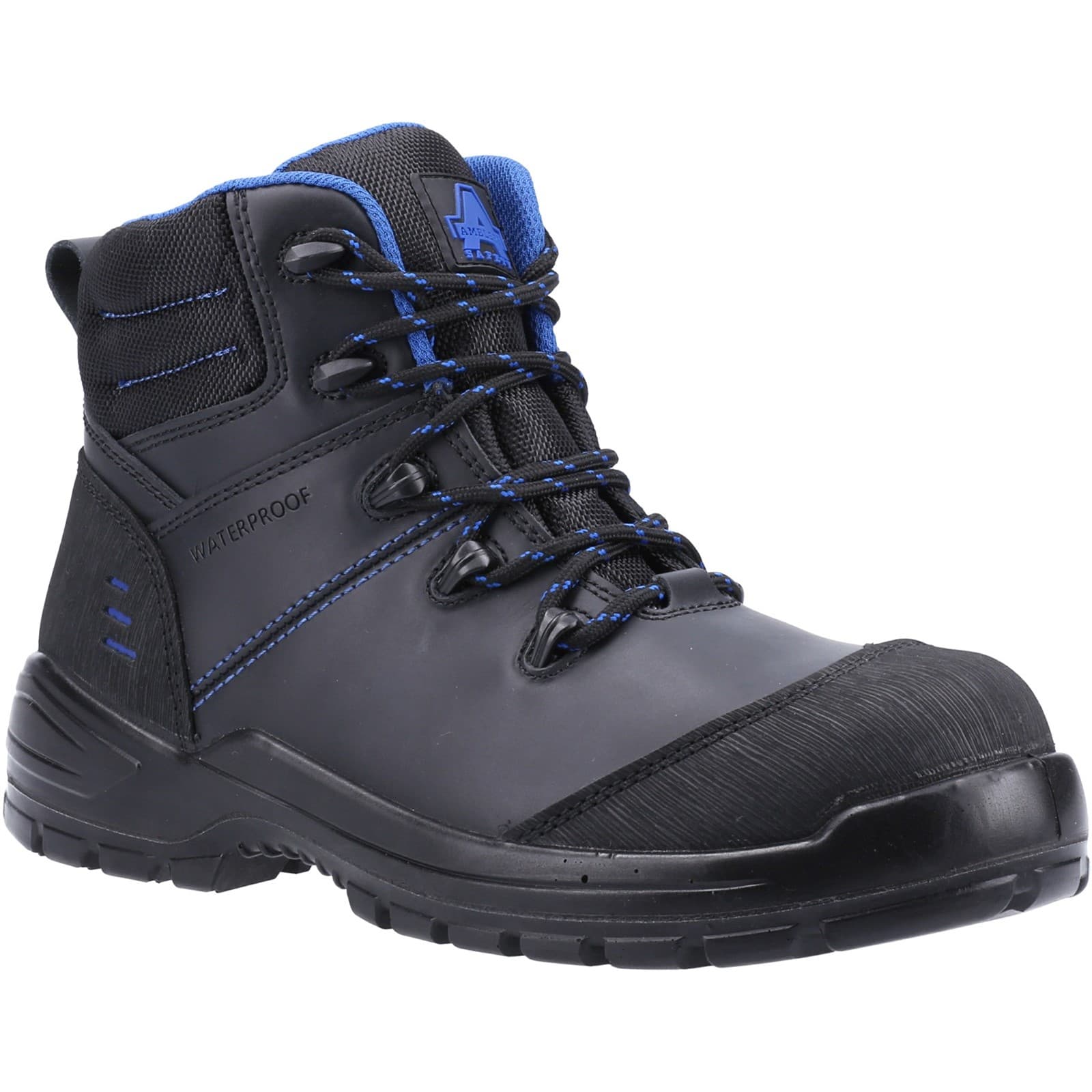 Amblers Safety Amblers Safety 308C Metal Free Safety Boot - Black in Black