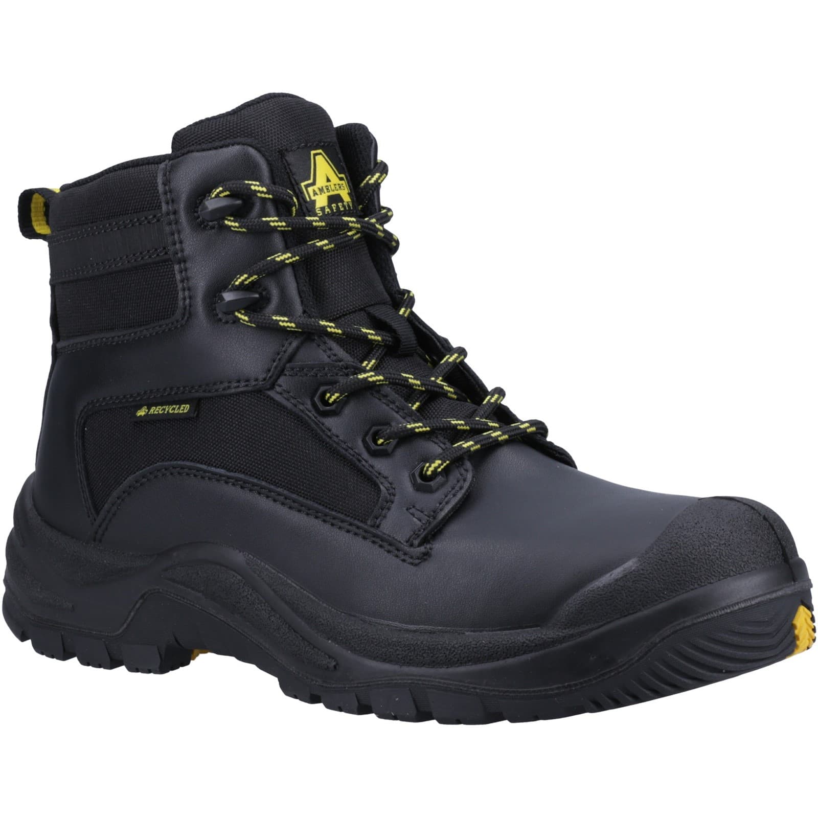 Amblers Safety Amblers Safety 501R S1P Safety Boot - Black in Black