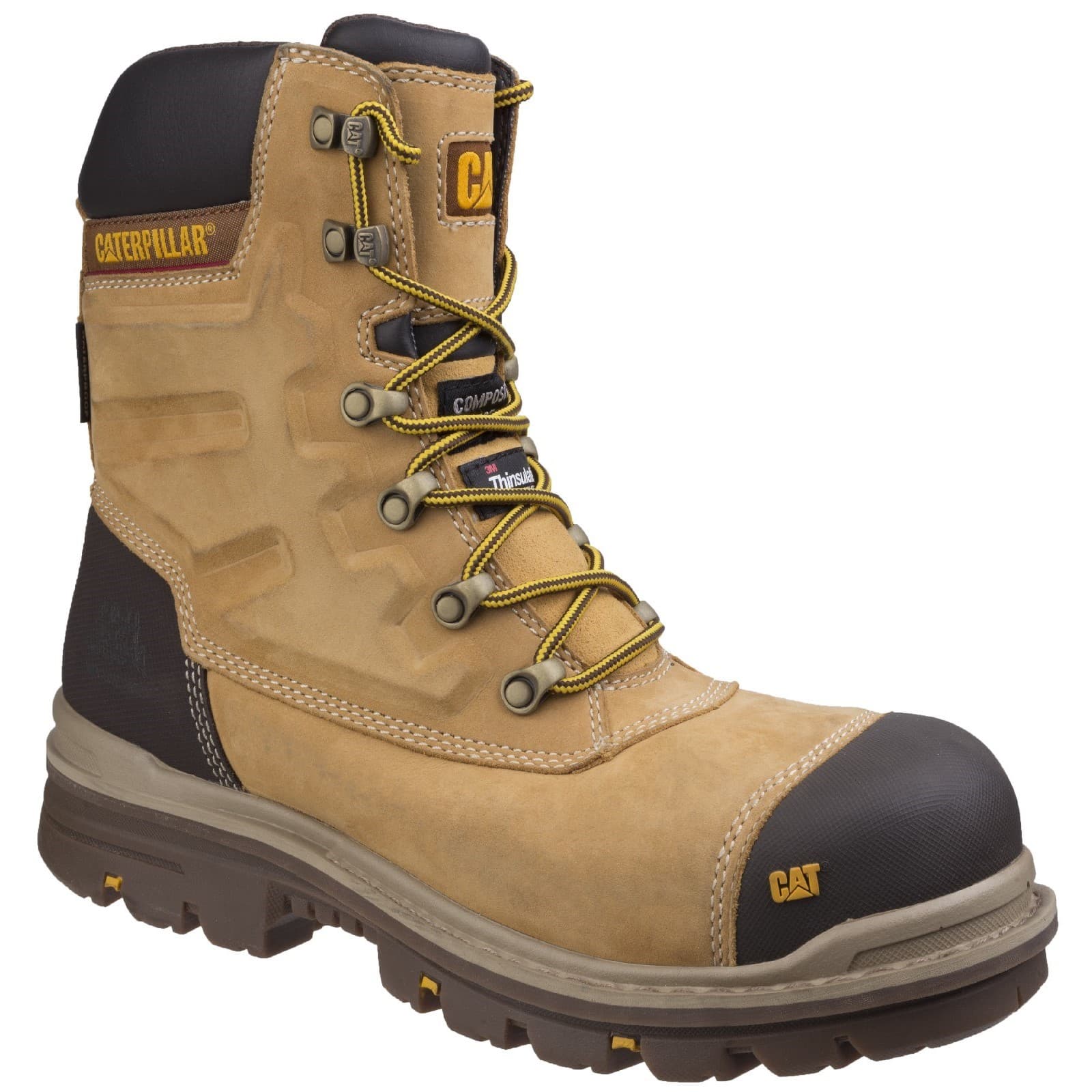 Caterpillar Caterpillar Premier Safety Boot - Honey in Honey