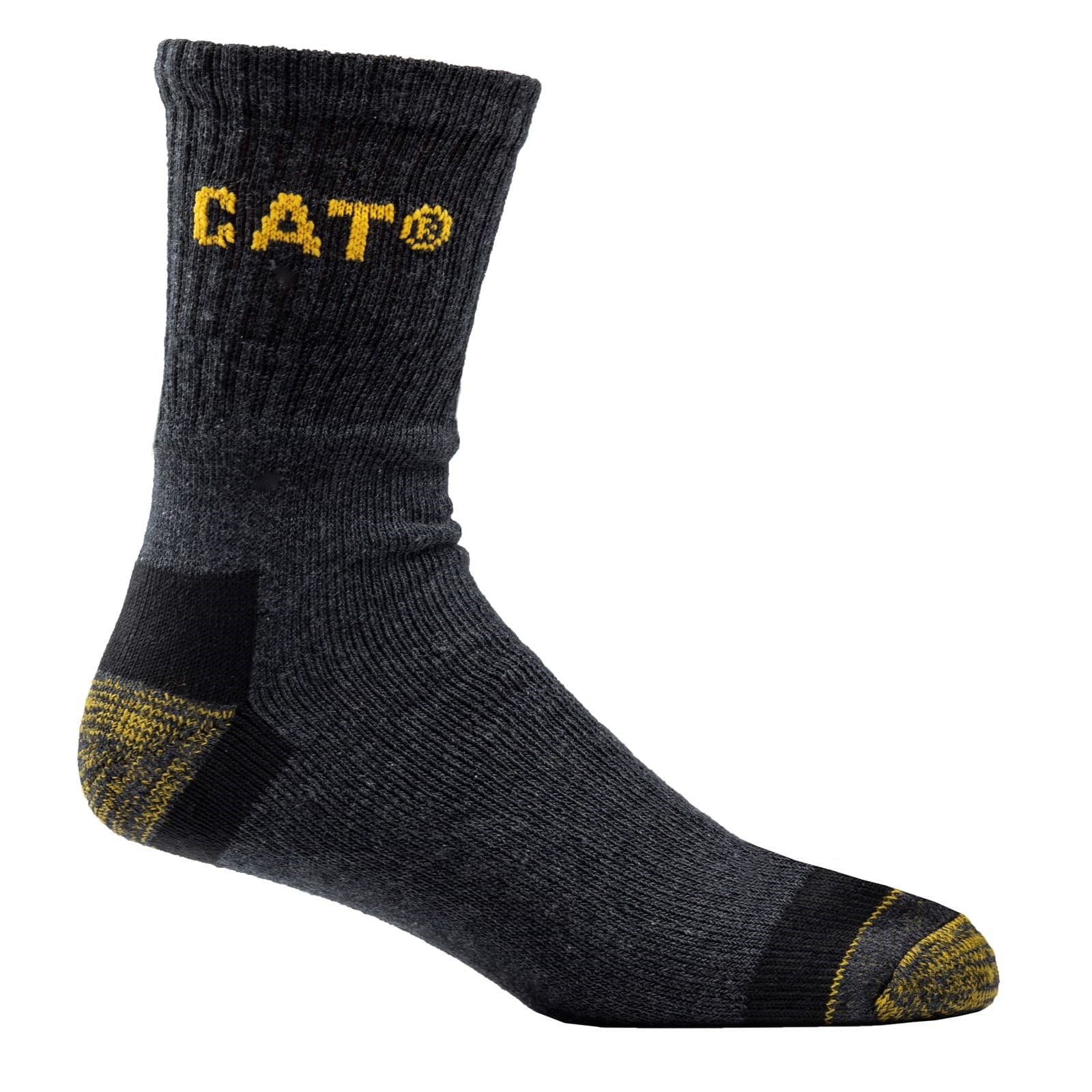 Caterpillar Caterpillar Premium Work Sock 3 Pair Pack - Charcoal 11x14 in Charcoal 11x14