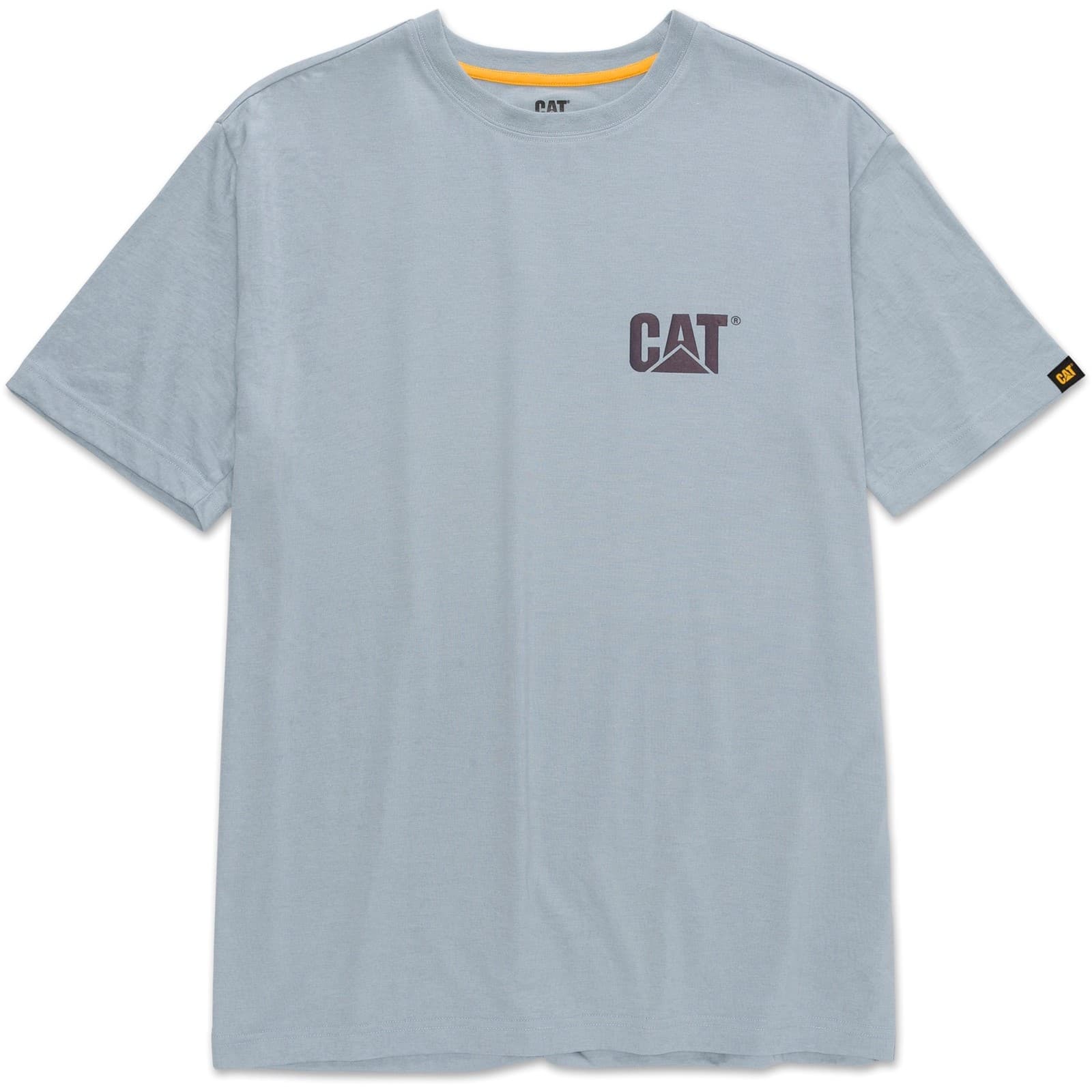 Caterpillar Caterpillar Trademark Tee - Blue Fog Heather in Blue Fog Heather