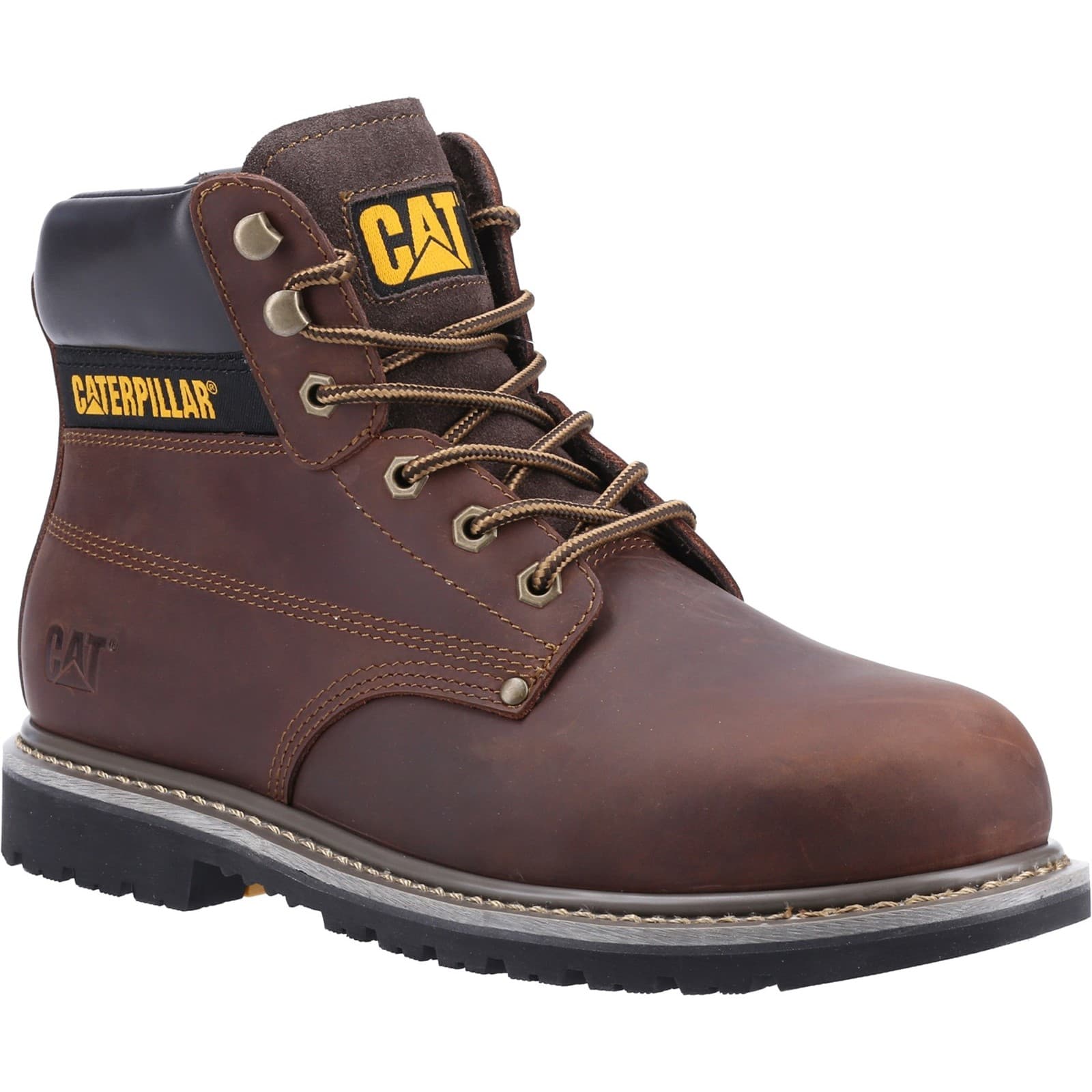 Caterpillar Caterpillar Powerplant S3 GYW Safety Boot - Brown in Brown