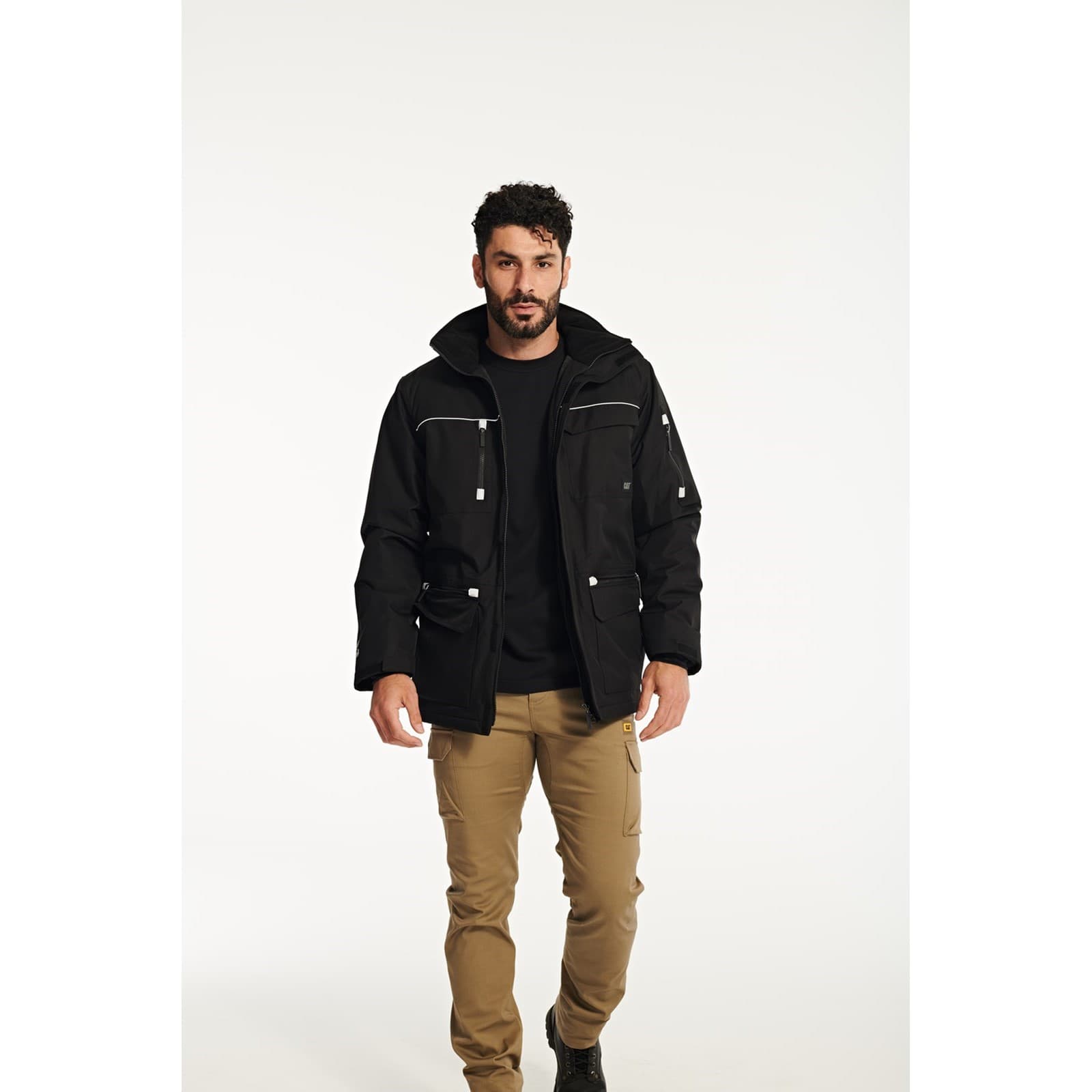 Caterpillar Caterpillar Insulated Work Parker - Black in Black
