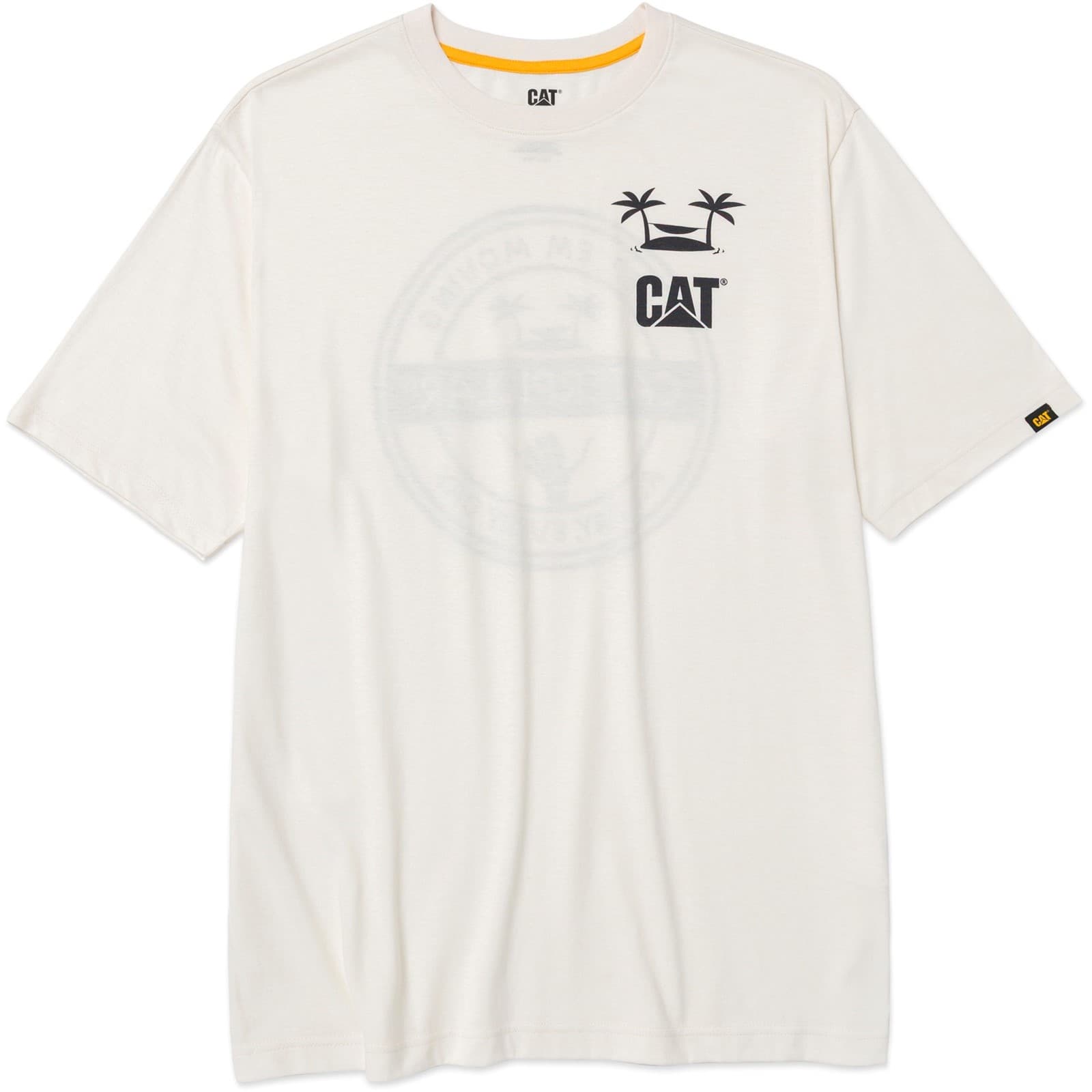 Caterpillar Caterpillar Graphic Tee - Vanilla in Vanilla