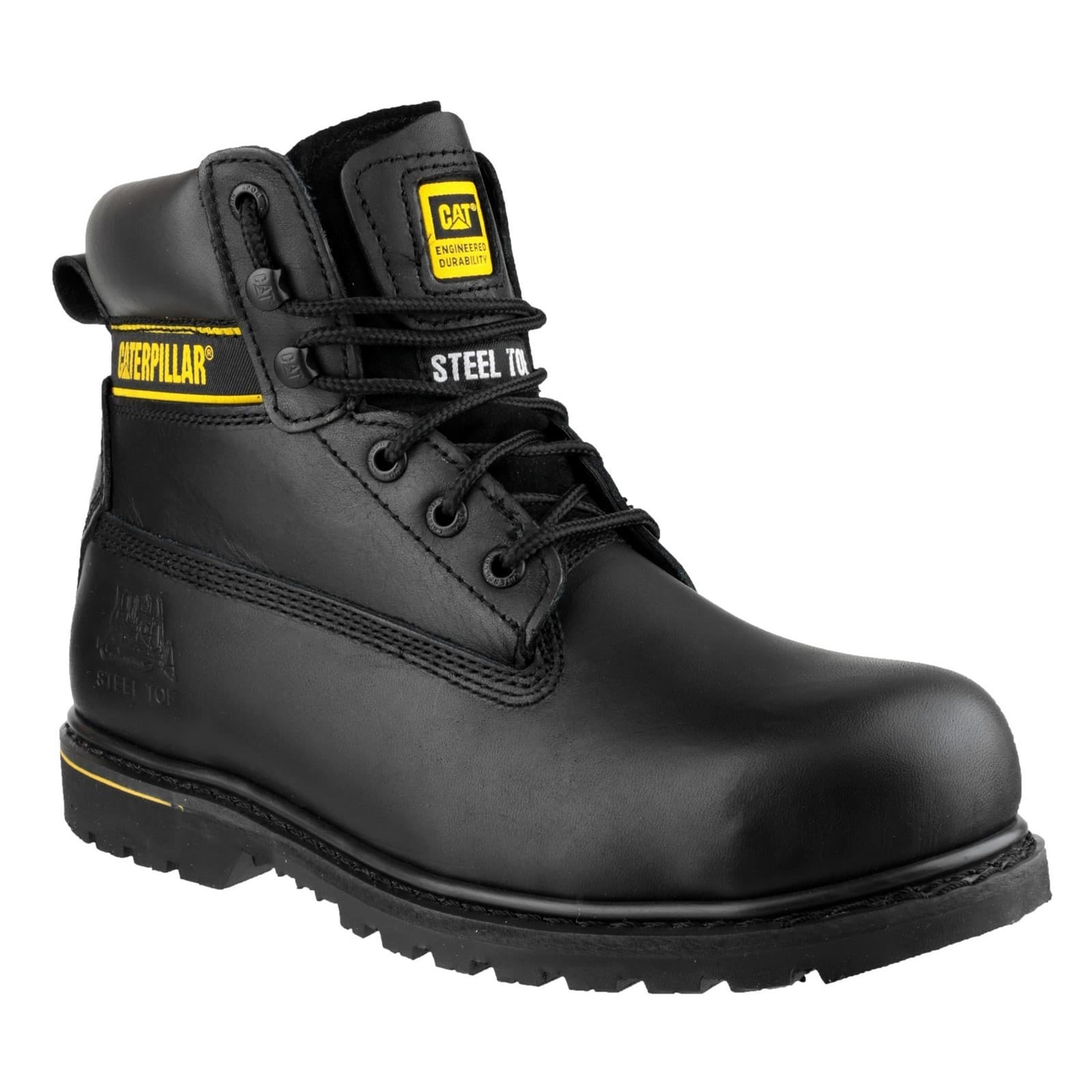Caterpillar Caterpillar Holton Safety Boot - Black in Black