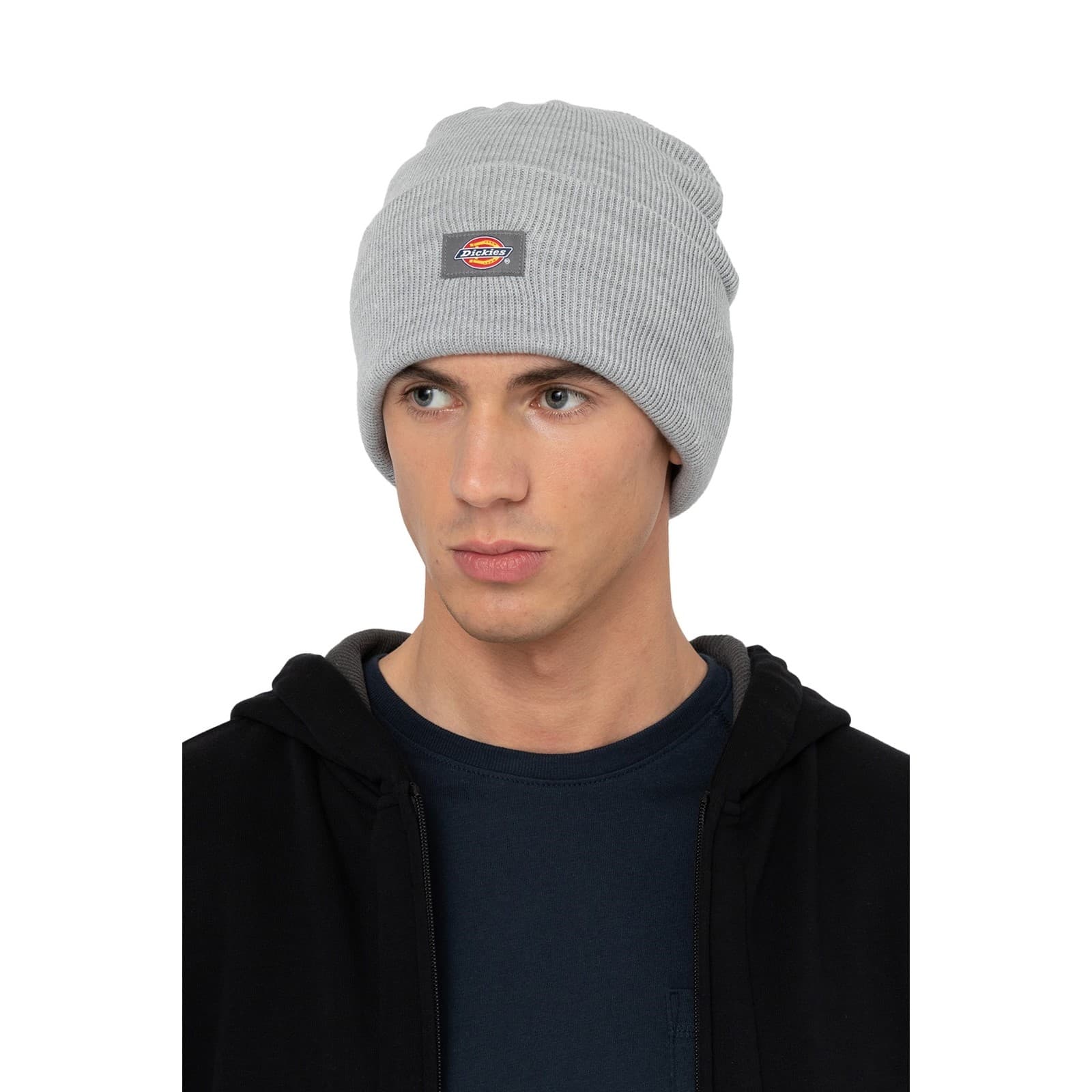 Dickies Dickies Acrylic Cuffed Beanie - Heather Grey in Heather Grey