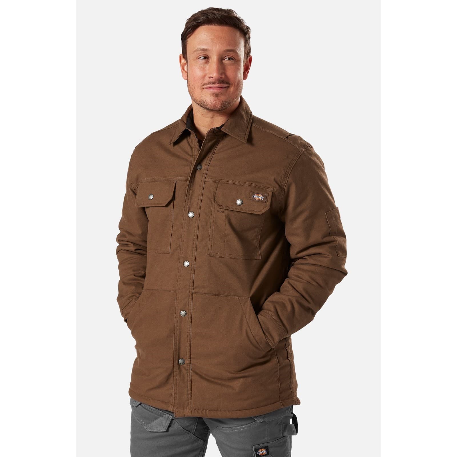 Dickies Dickies Flex Duck Shirt Jacket - Timber in Timber