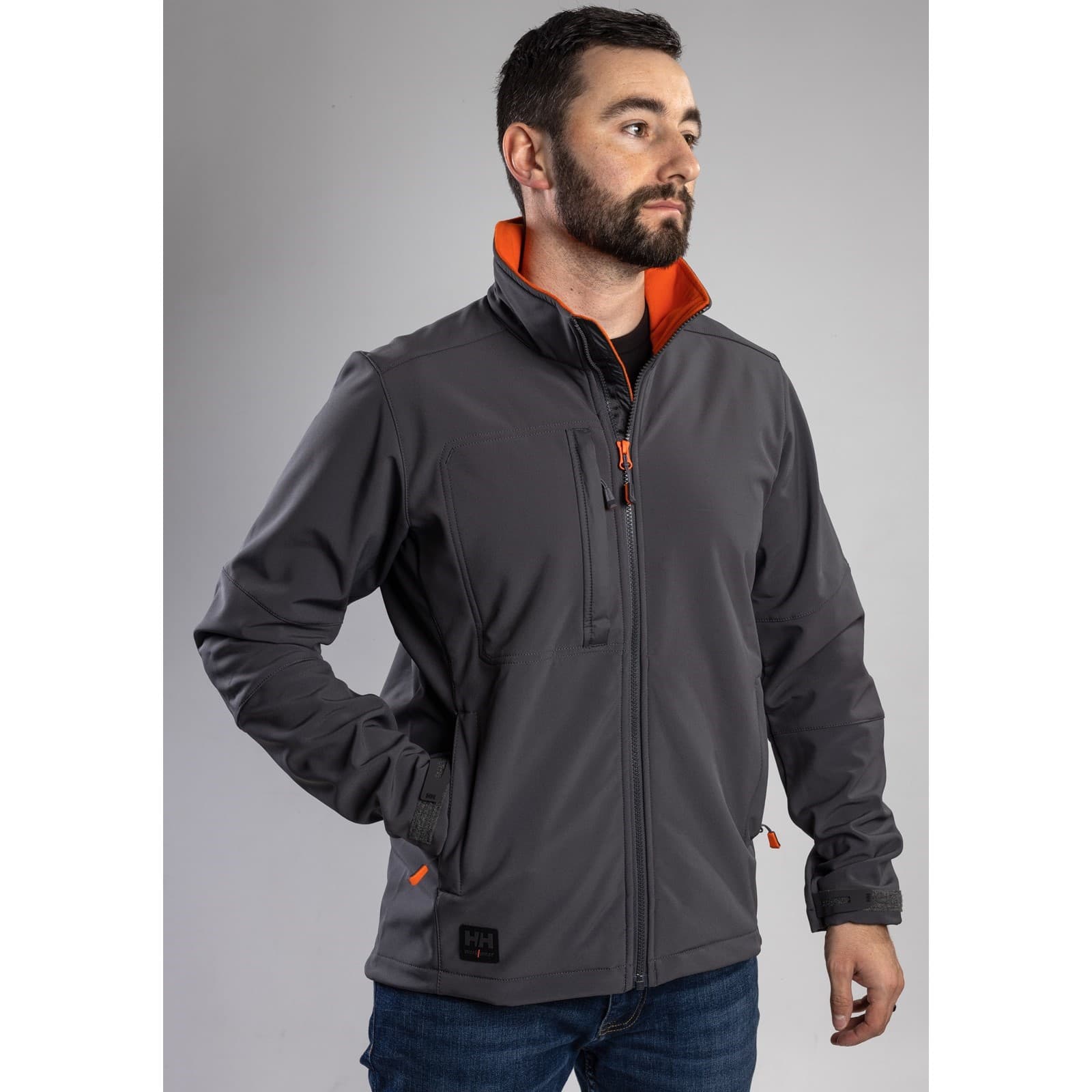 Helly Hansen Workwear Helly Hansen Workwear Kensington Softshell Jacket - Dark Grey in Dark Grey