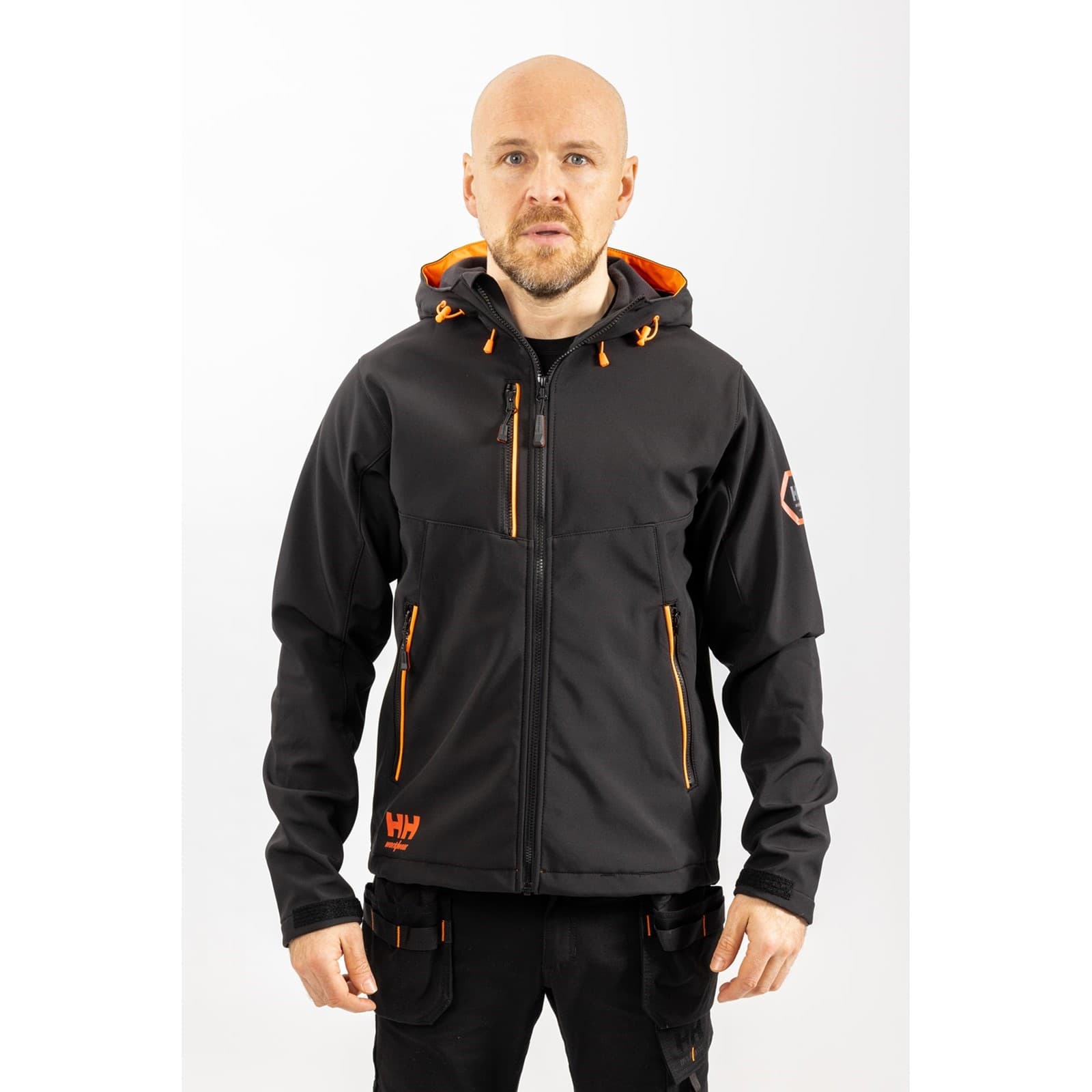 Helly Hansen Workwear Helly Hansen Workwear Chelsea Evolution Hooded Softs - Black in Black