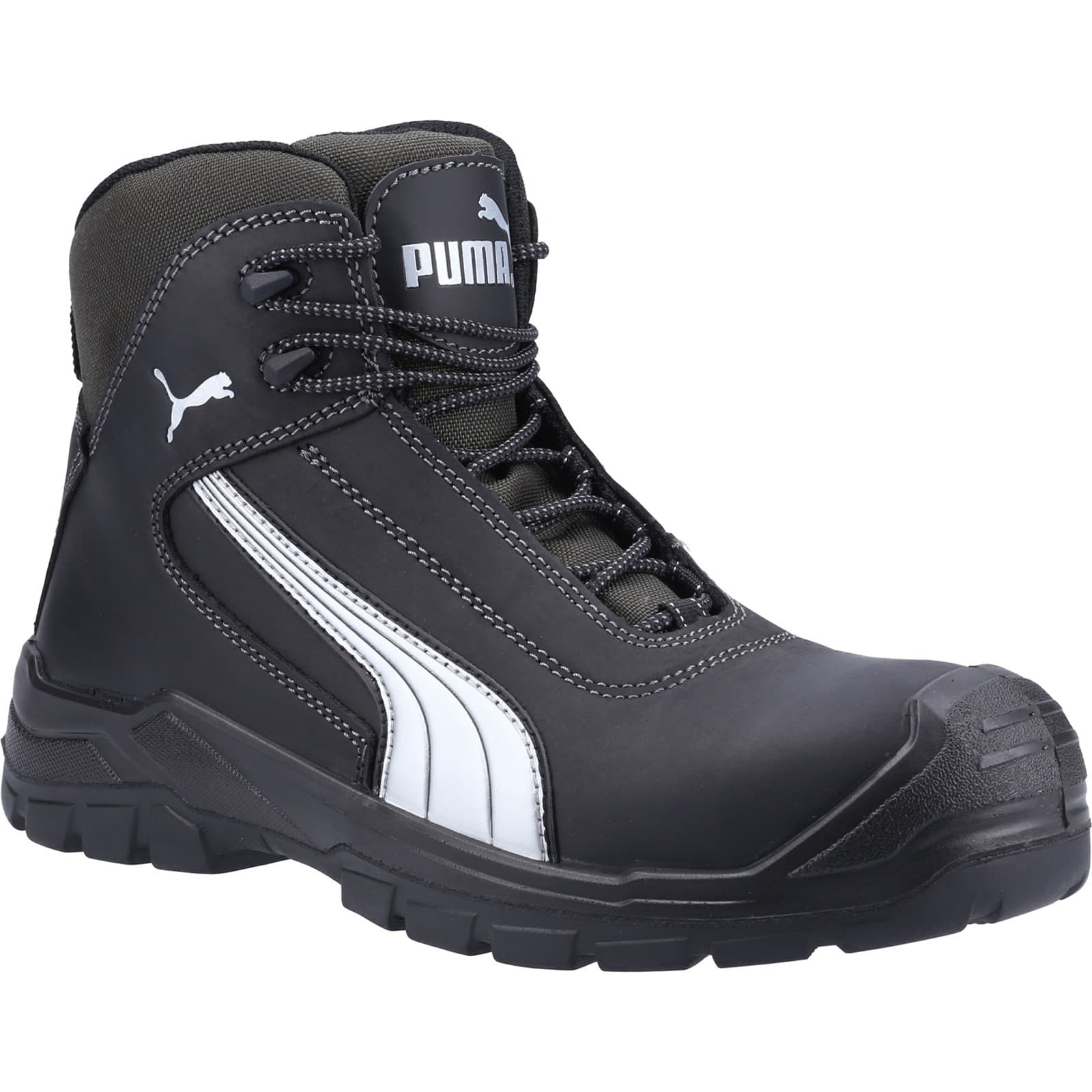 Puma Safety Puma Safety Cascades Mid S3 Safety Boot - Black in Black