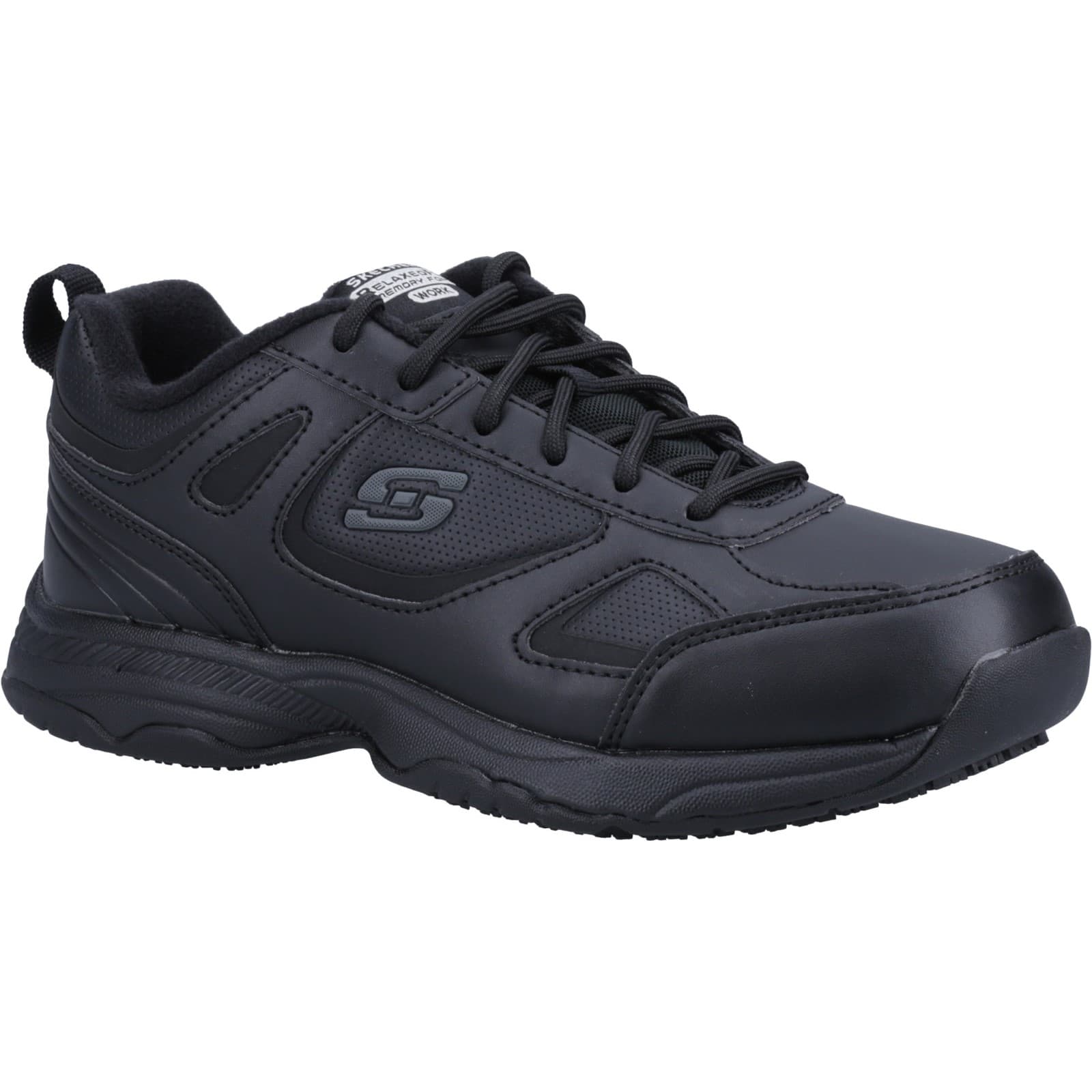 Skechers Workwear Work Relaxed Fit: Dighton - Bricelyn SR Safety Shoe - Black
