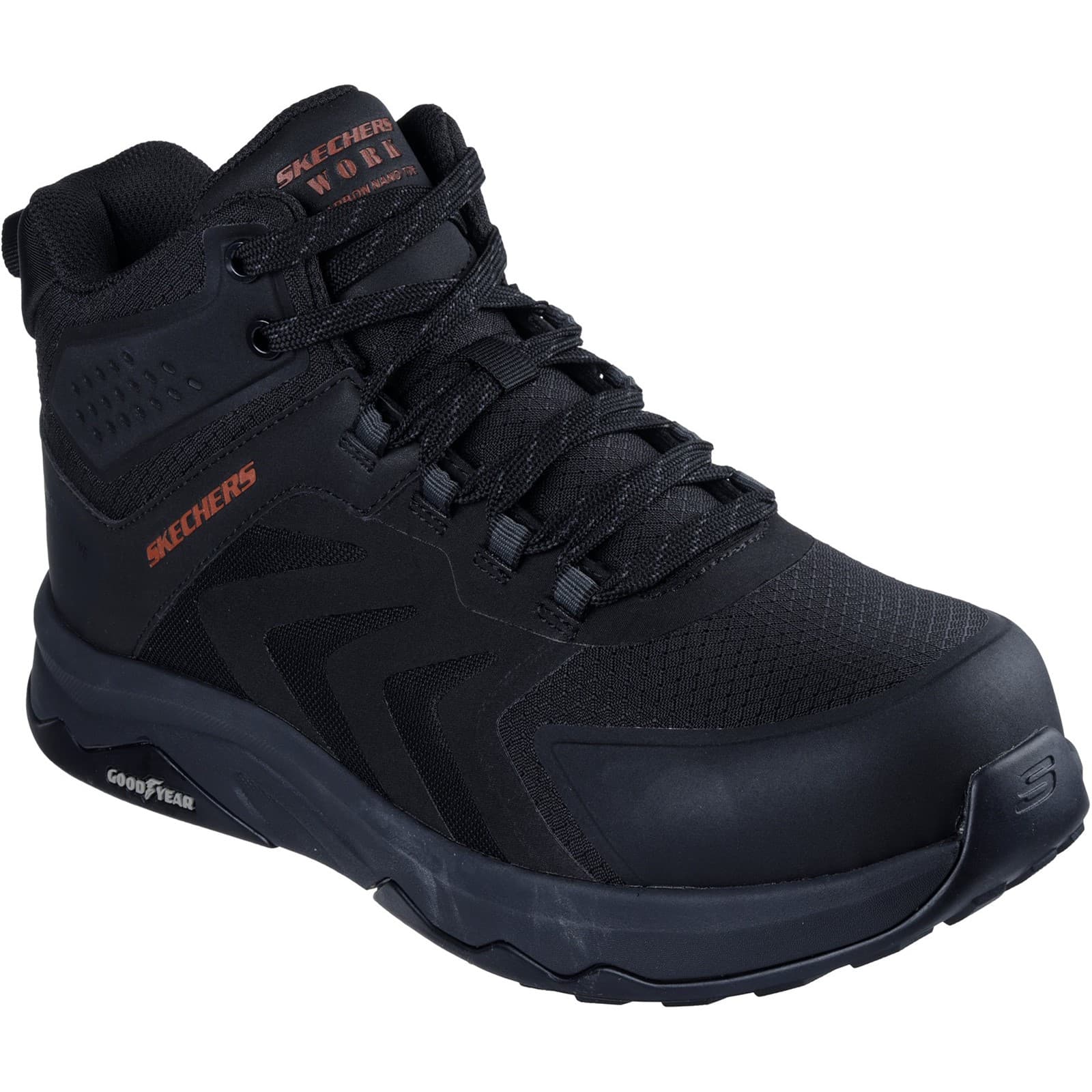 Skechers Workwear Speed-Flex Trekker Safety Boots - Black/Red