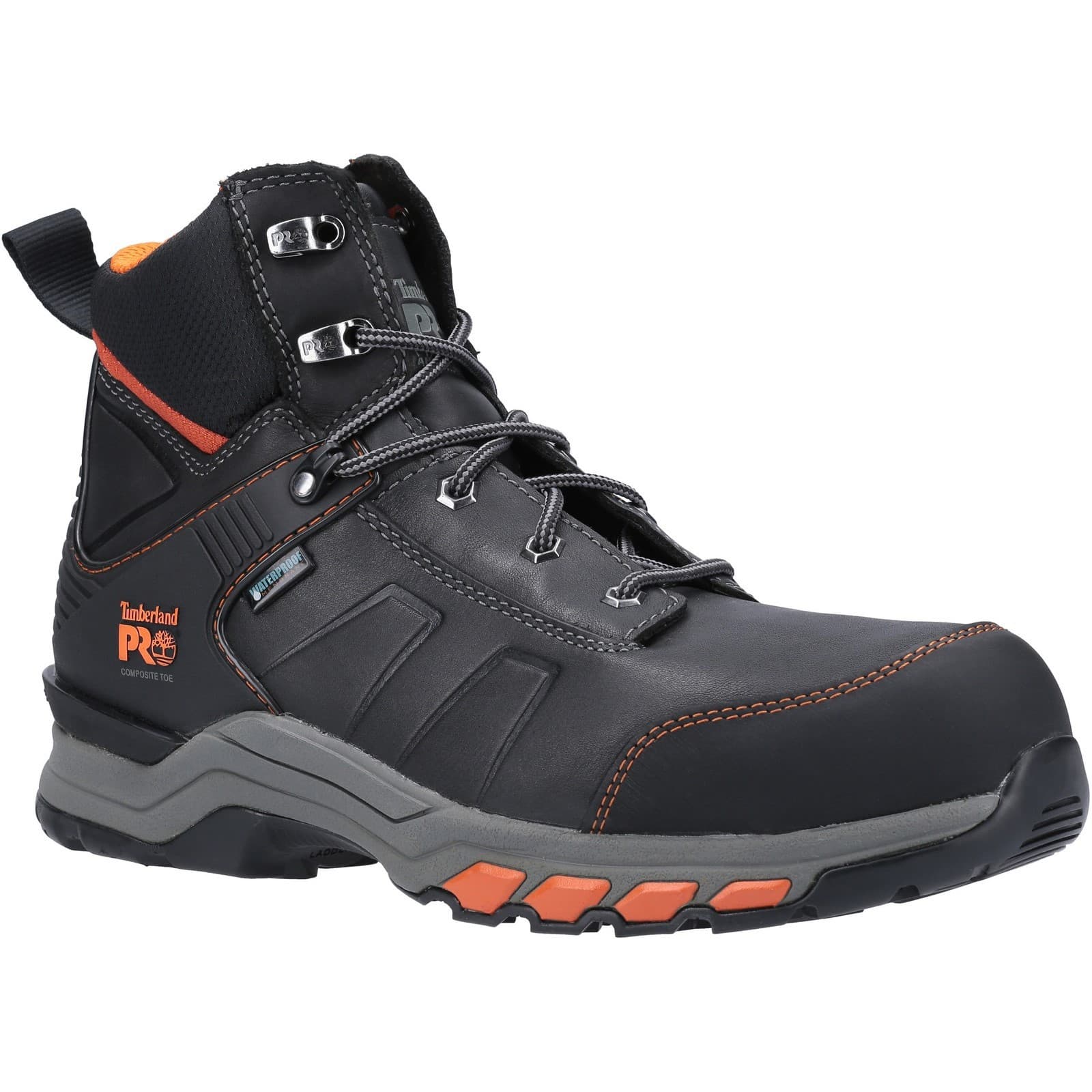 Timberland Pro Timberland Pro Hypercharge Composite Safety Toe Work Boot - Black/Orange in Black/Orange