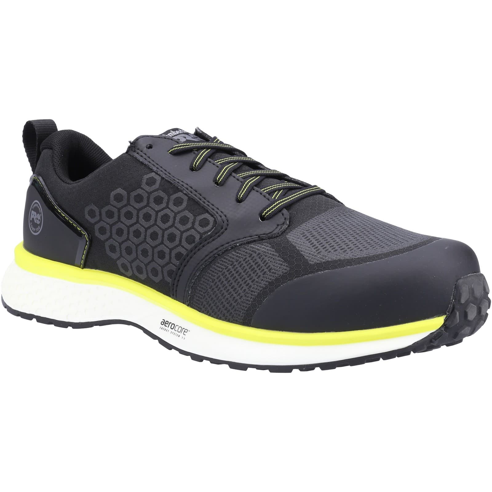 Timberland Pro Timberland Pro Reaxion Composite Safety Trainer - Black/Yellow in Black/Yellow
