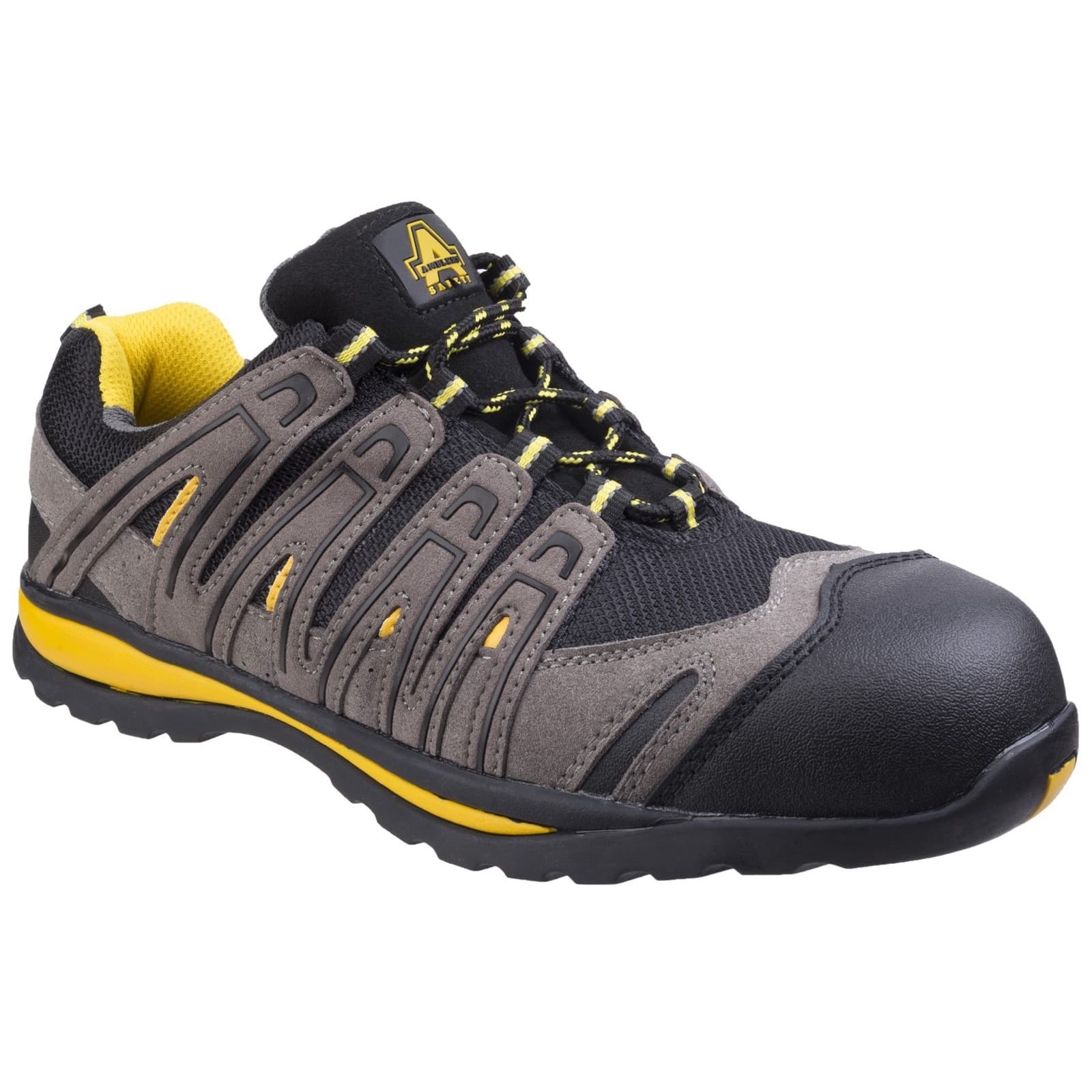 Amblers Safety Amblers Safety FS42C Safety Trainer - Black in Black