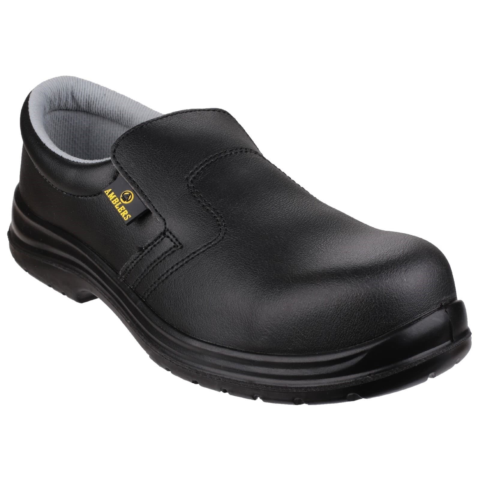 Amblers Safety Amblers Safety FS661 Metal Free Lightweight safety Shoe - Black in Black