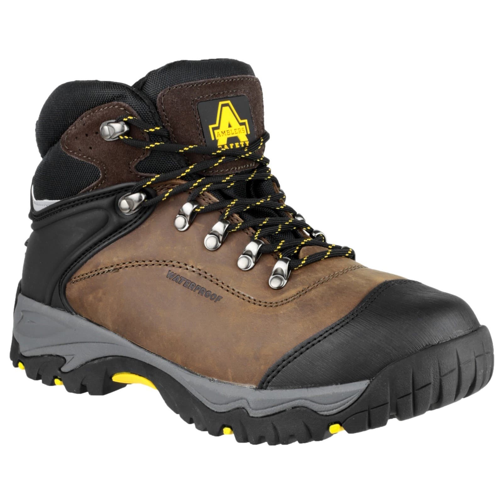 Amblers Safety Amblers Safety FS993 Waterproof Hardwearing Lace up Safety - Brown in Brown