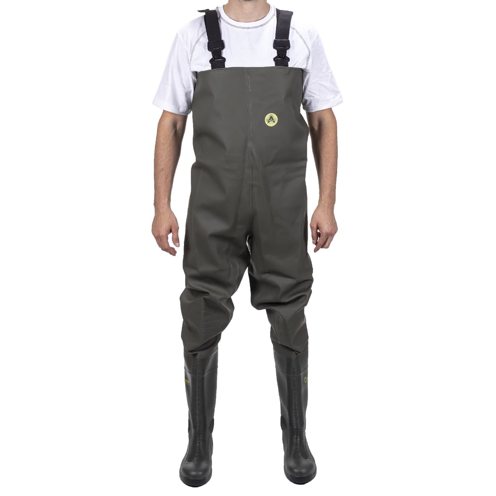 Amblers Safety Tyne Chest Safety Wader - Green