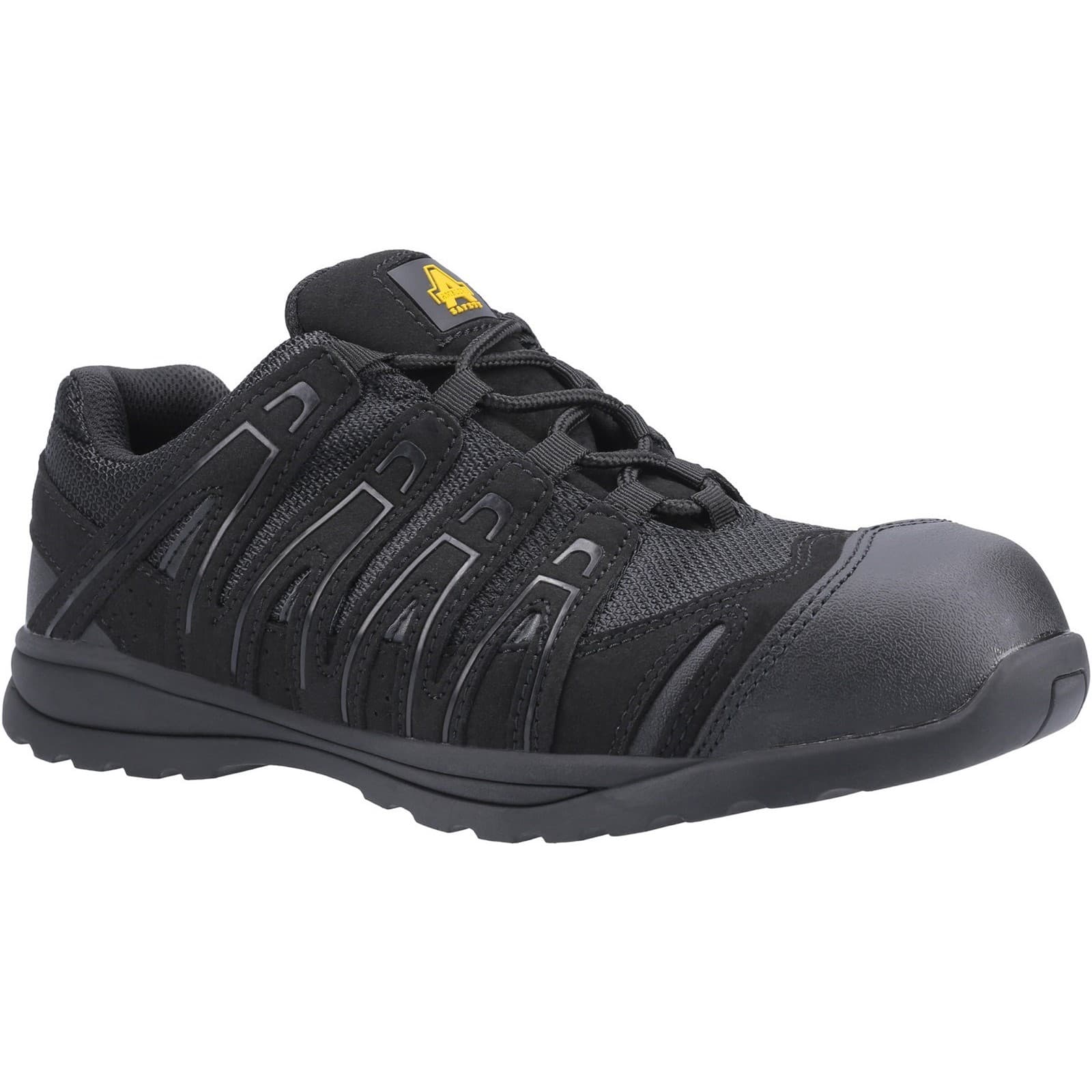 Amblers Safety Amblers Safety FS40C Safety Trainers - Black in Black