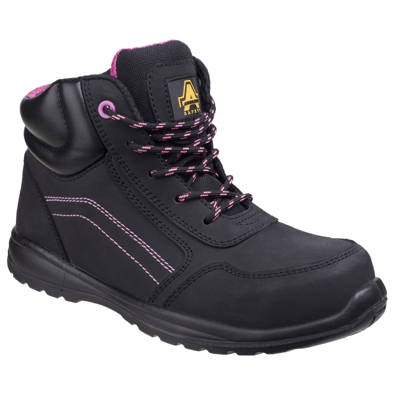 Amblers Safety Amblers Safety AS601 Lydia Composite Safety Boot With Side Zip - Black in Black