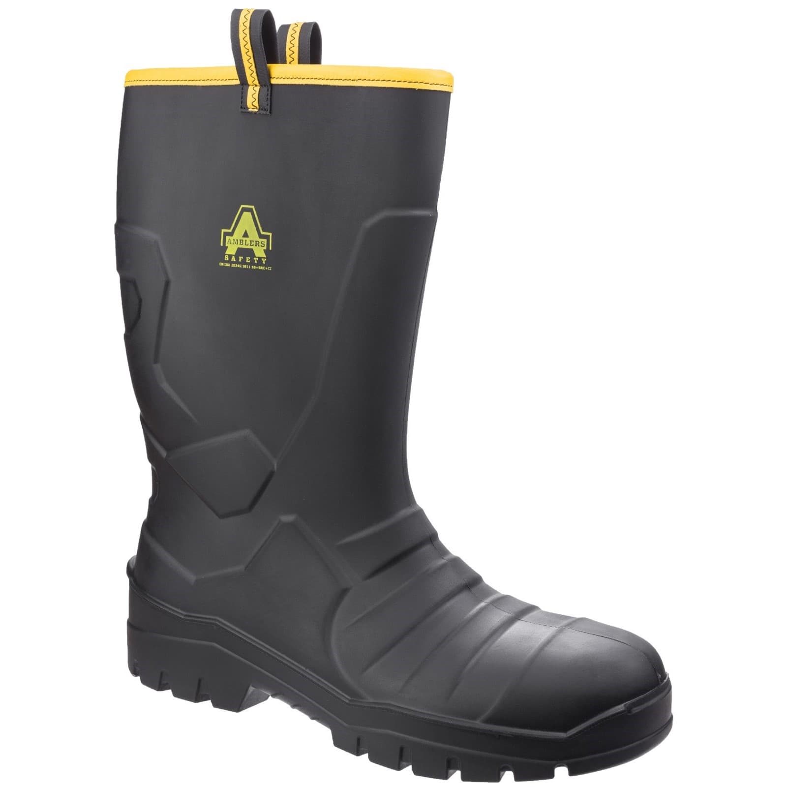 Amblers Safety Amblers Safety AS1008 Full Safety Rigger Boot - Black in Black
