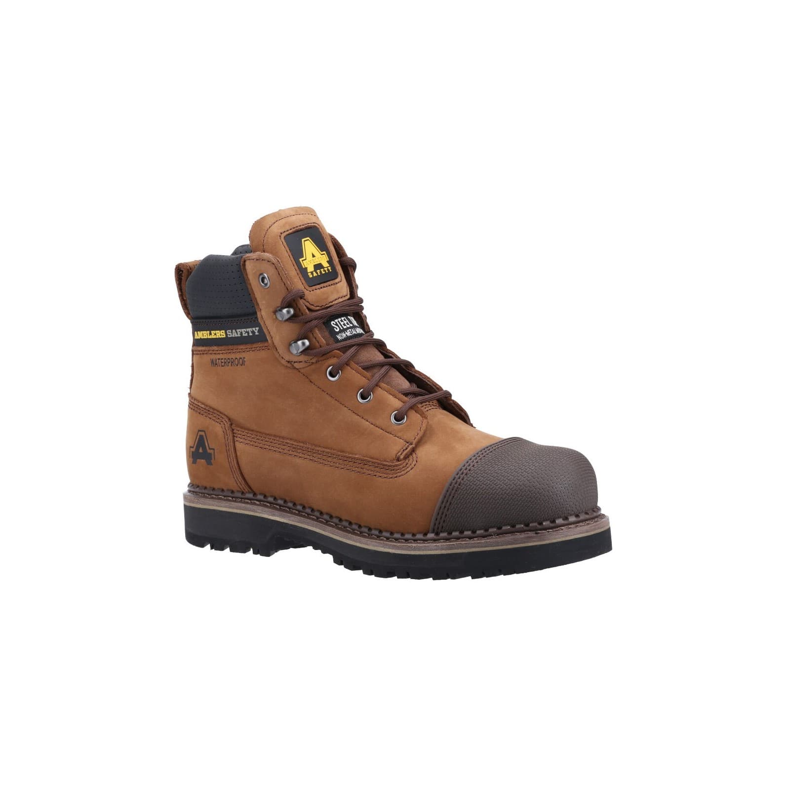 Amblers Safety Amblers Safety AS233 Scuff Safety Boot - Brown in Brown