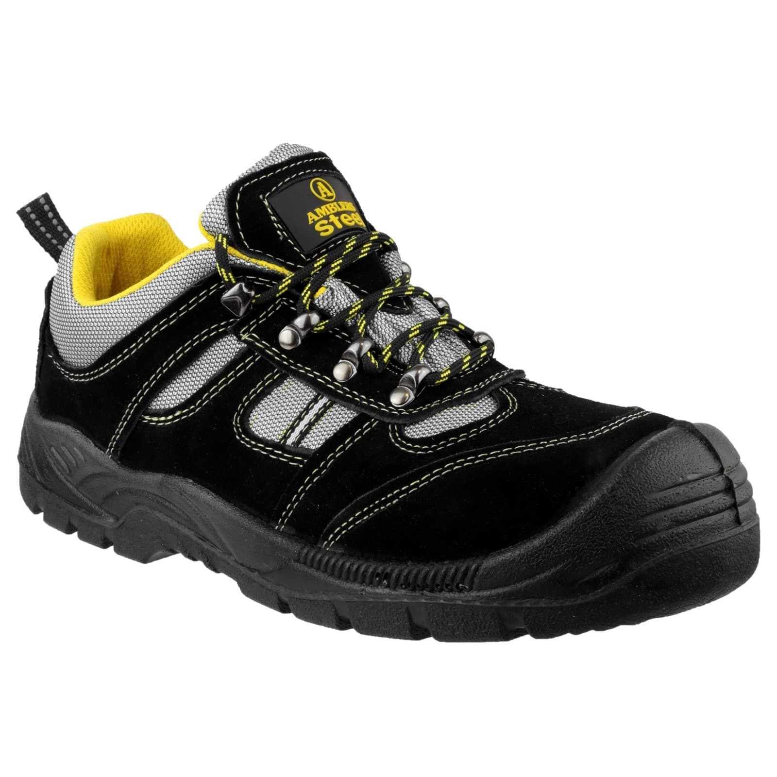 Amblers Safety FS111 Lightweight Lace up Safety Trainer - Black