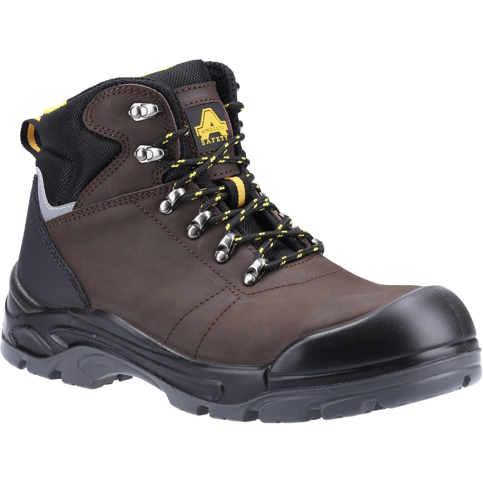 Amblers Safety Amblers Safety AS203 Laymore Water Resistant Leather Safety Boot - Brown in Brown