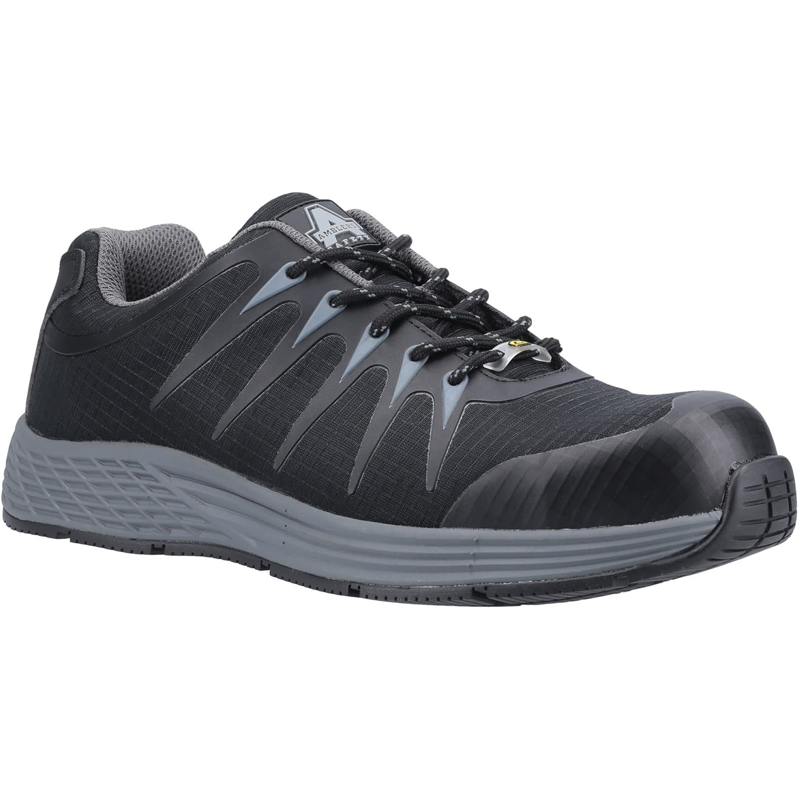 Amblers Safety Amblers Safety AS717C Safety Trainer - Black in Black