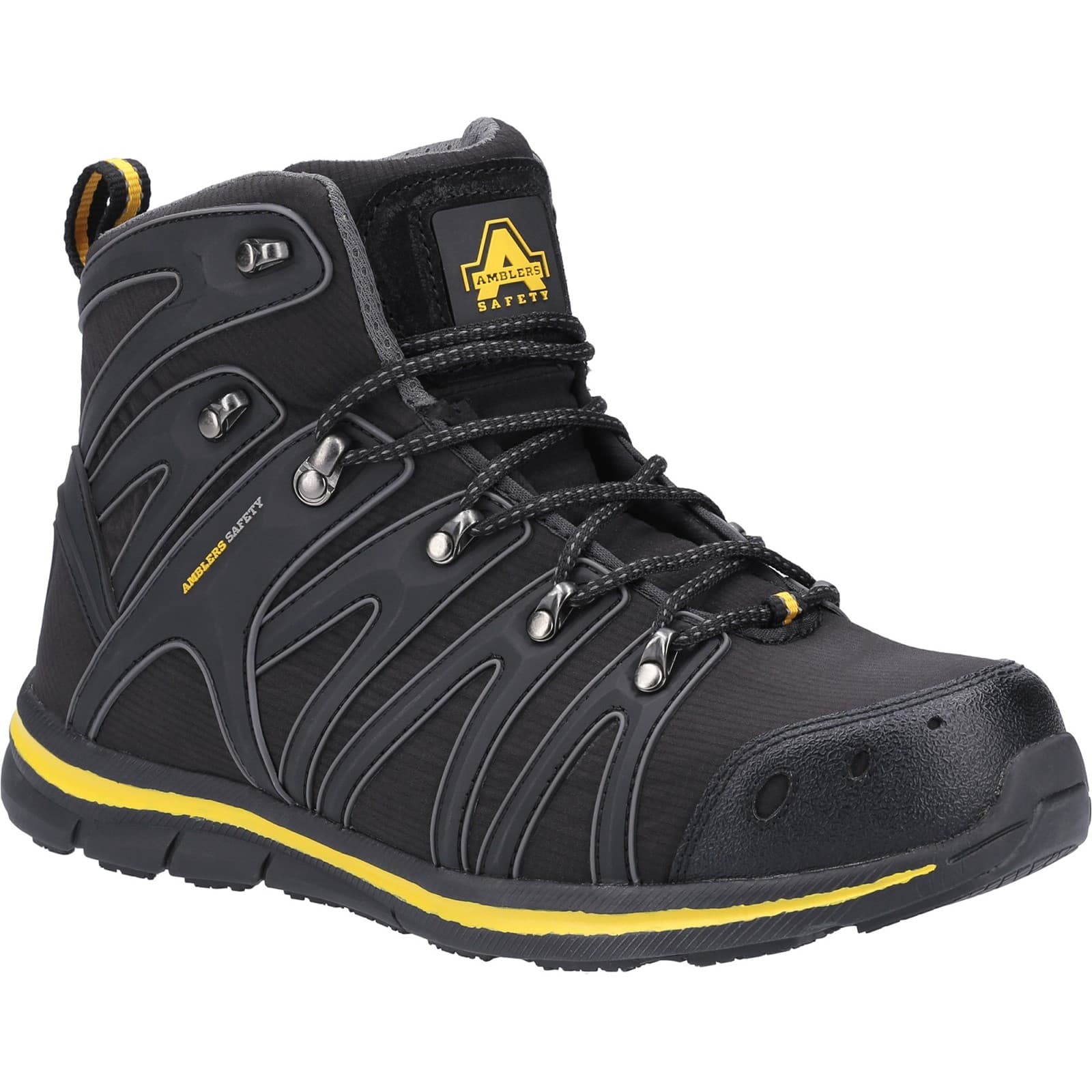 Amblers Safety Amblers Safety AS254 Safety Boot - Black in Black