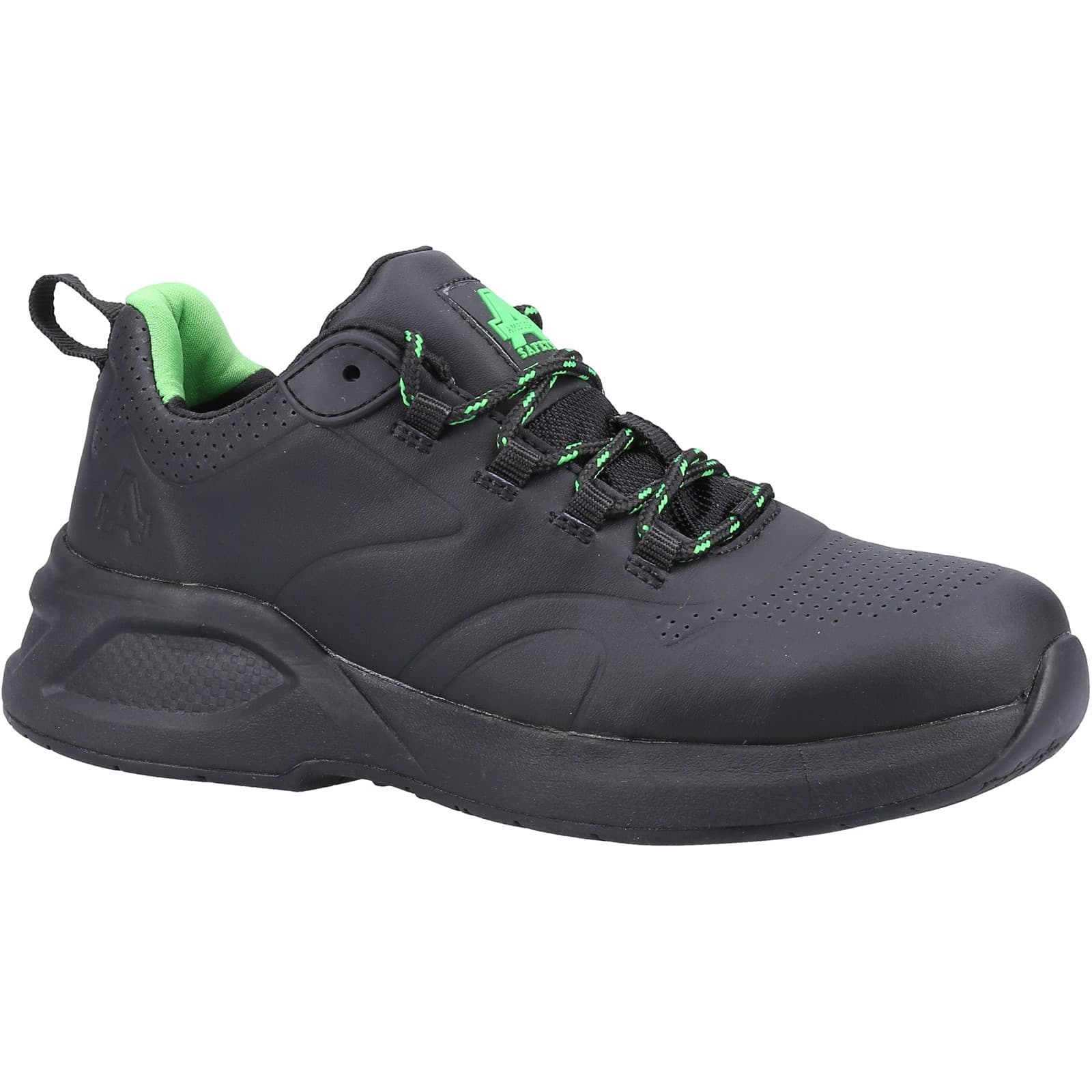 Amblers Safety Amblers Safety 612 Safety Trainers - Black in Black