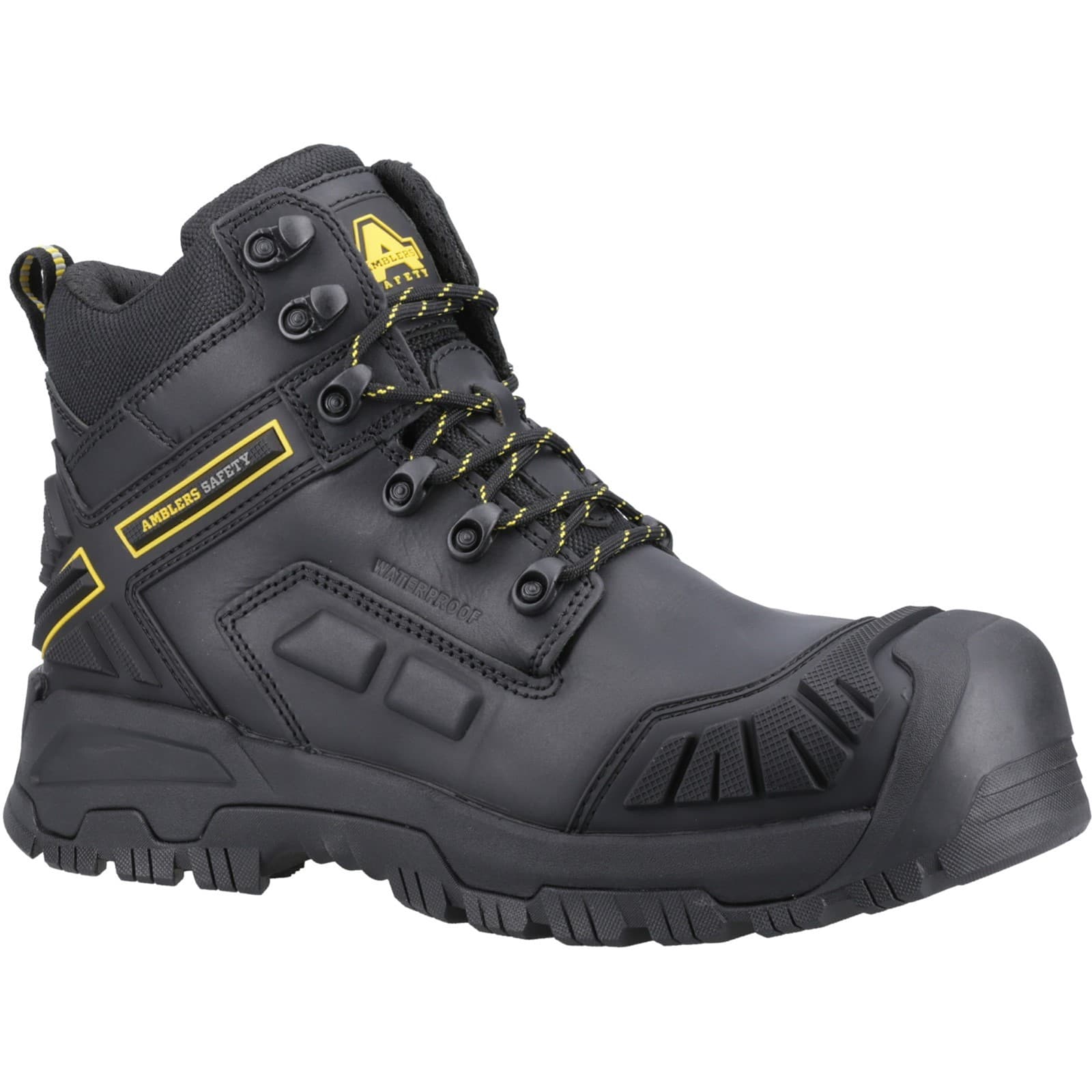 Amblers Safety Amblers Safety AS962C Flare Safety Boot - Black in Black