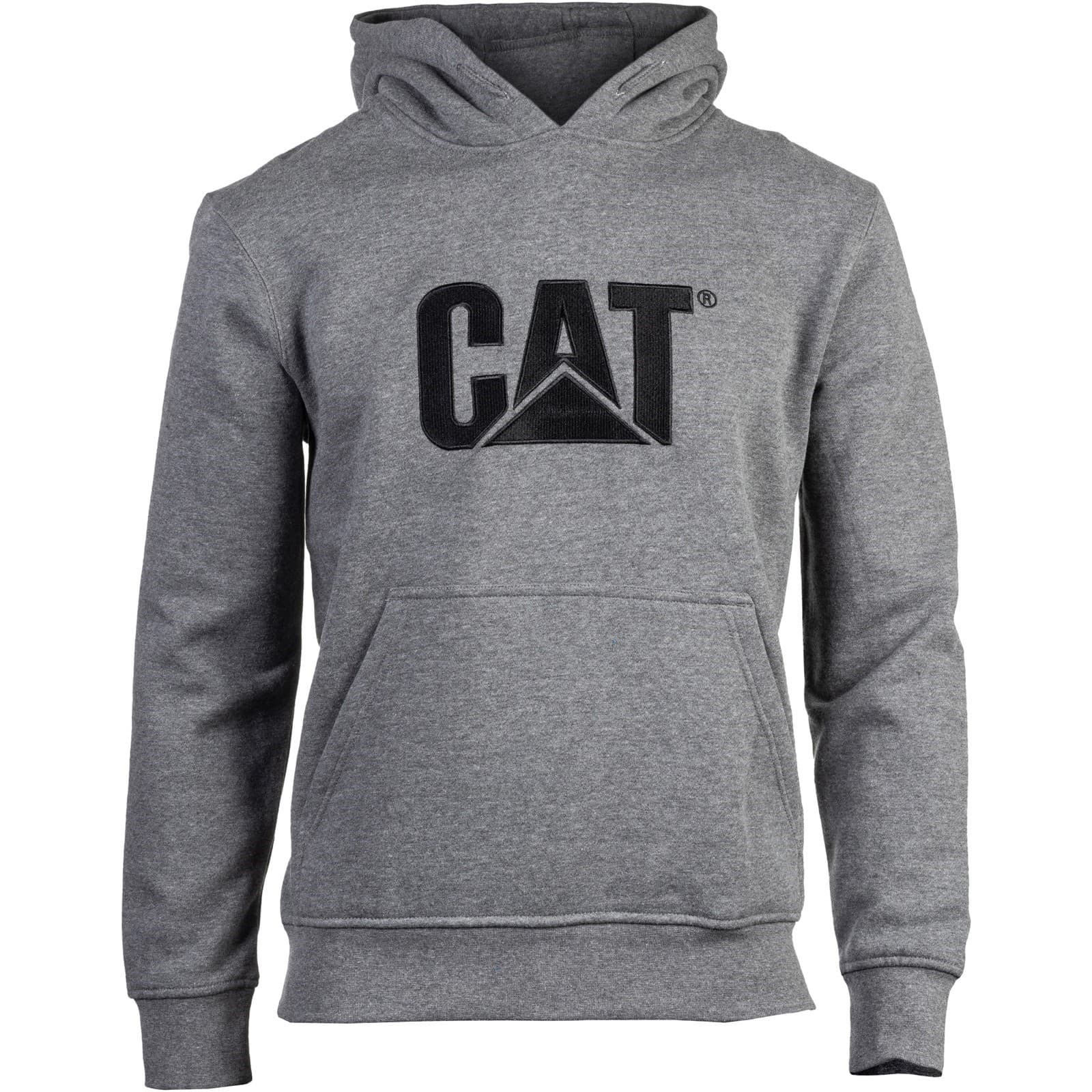 Caterpillar Caterpillar Trademark Hooded Sweatshirt - Heather Grey in Heather Grey