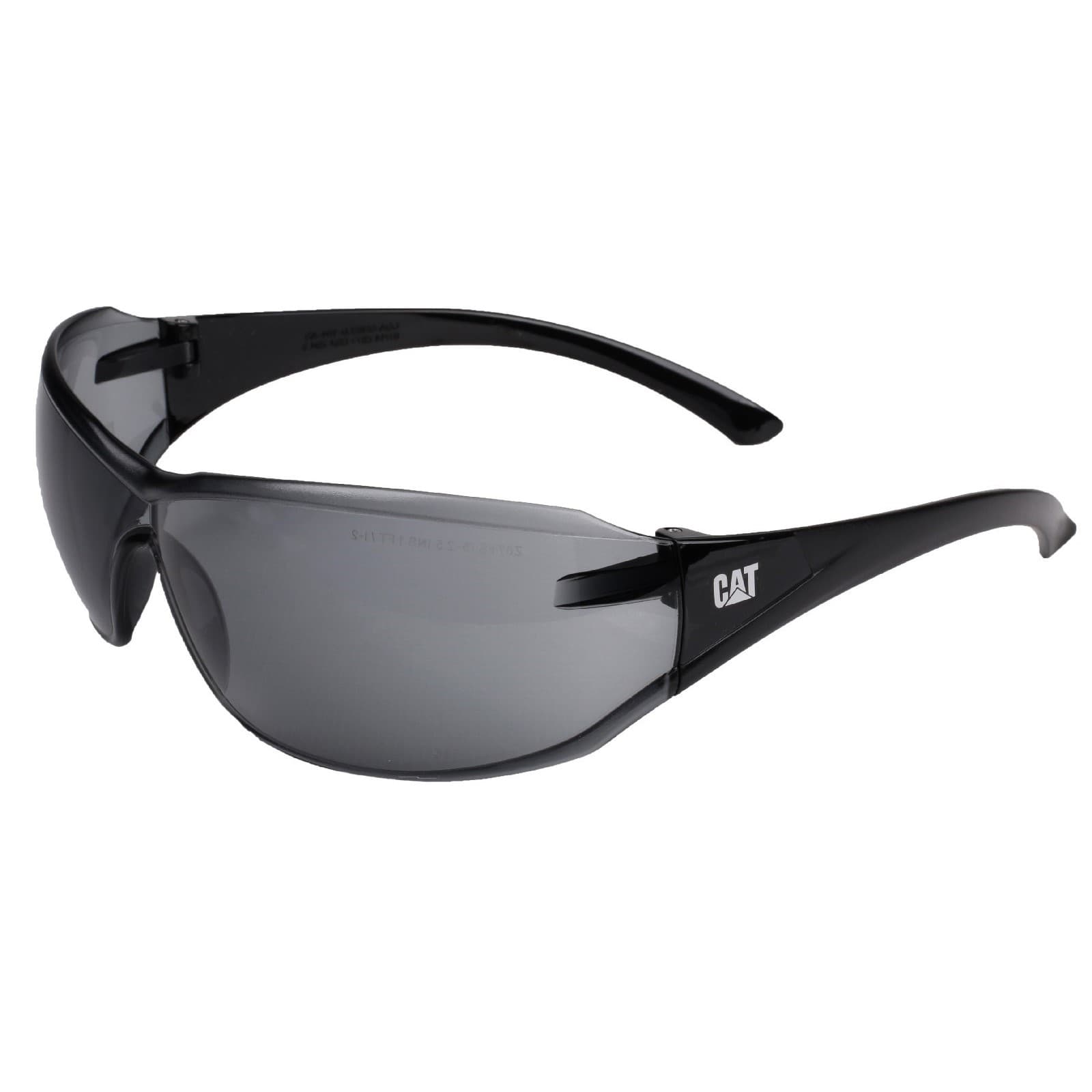 Caterpillar Caterpillar Shield Safety Frame Glasses - Smoke Black in Smoke Black
