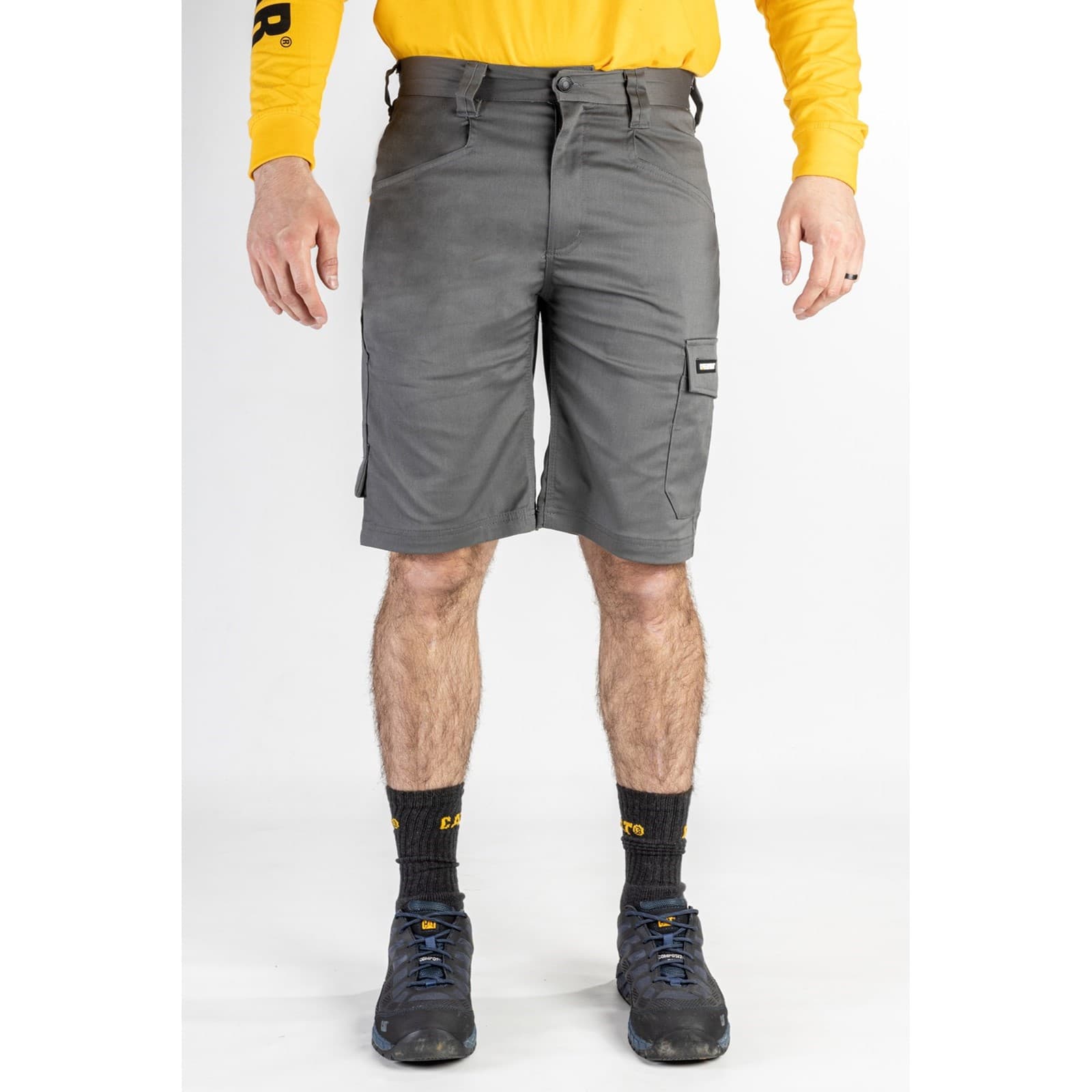 Caterpillar Caterpillar Tracker Shorts - Dark Shadow in Dark Shadow