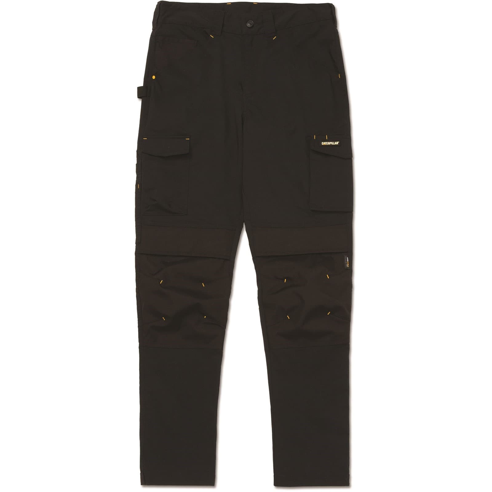 Caterpillar Caterpillar Nexus Knee Pocket Stretch Trouser - Black in Black