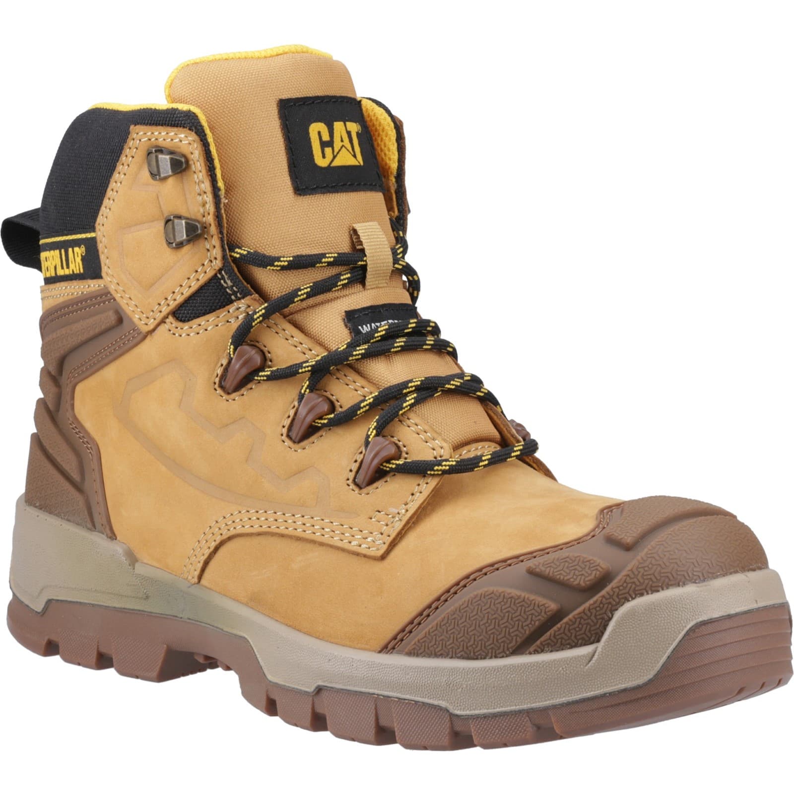 Caterpillar STRIVER XL 6" Safety Boot - Black/Honey/Yellow