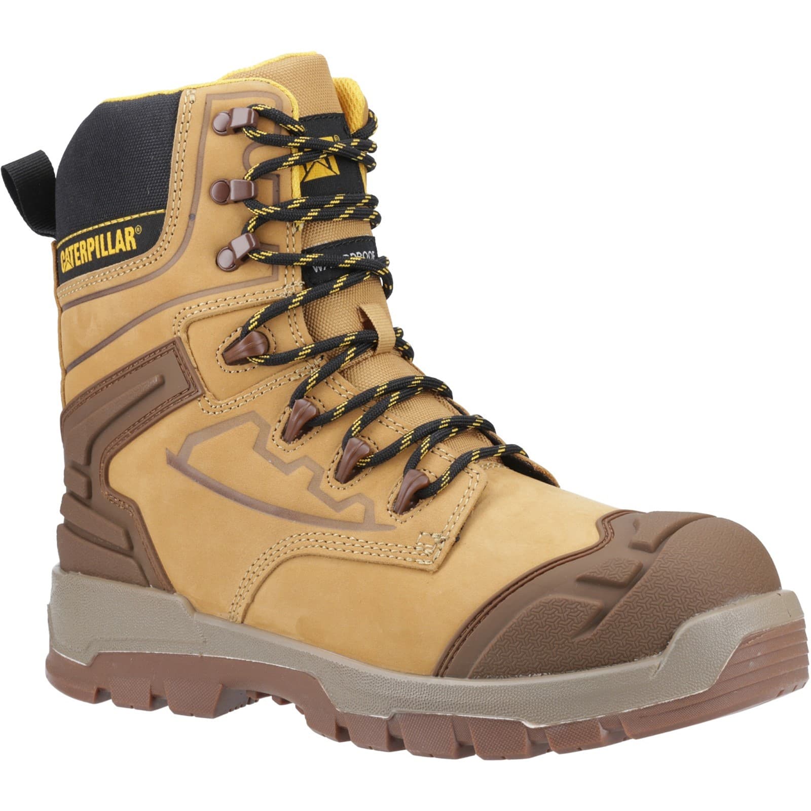Caterpillar STRIVER XL 8" Safety Boot - Black/Honey/Yellow