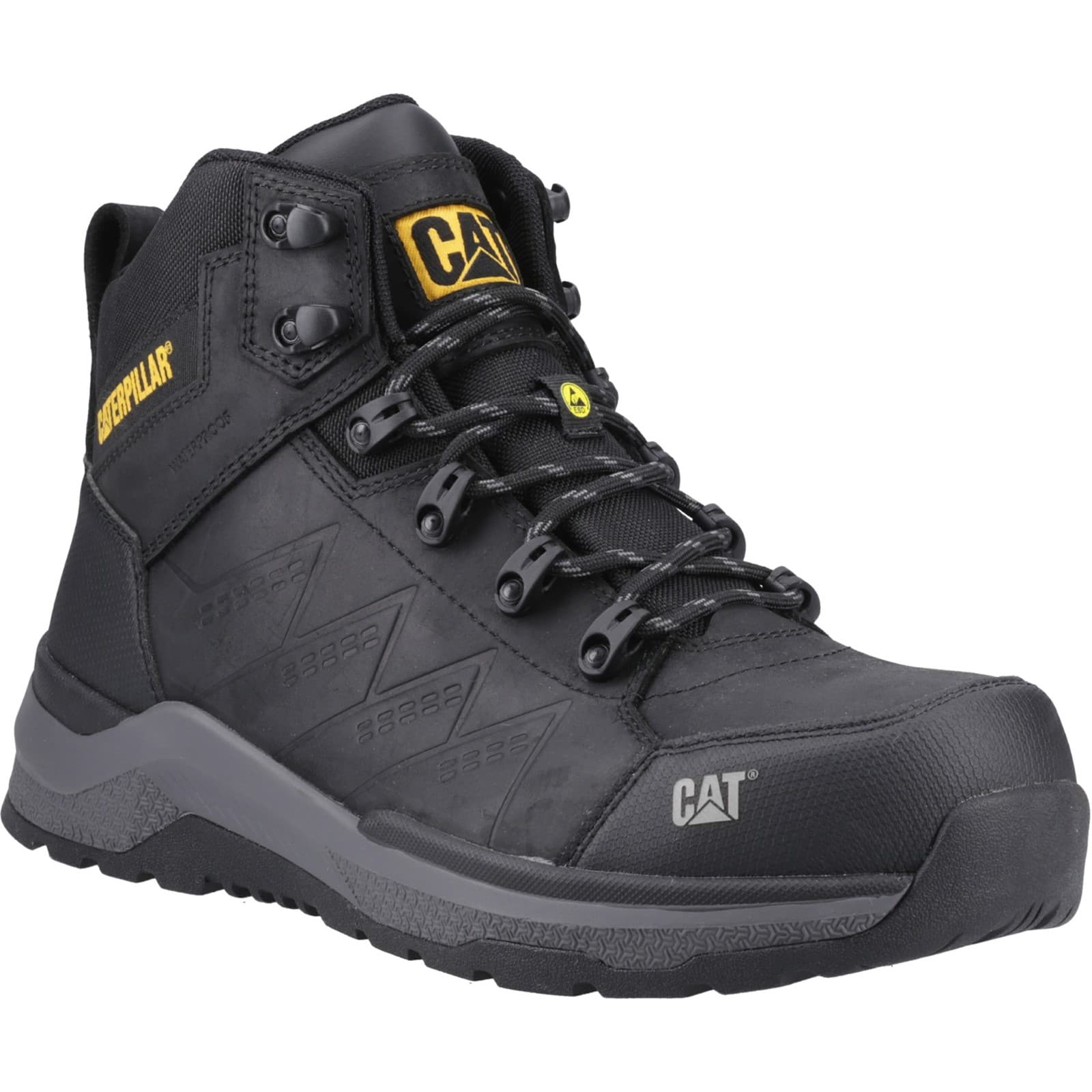 Caterpillar Inductor Mid Boot - Black