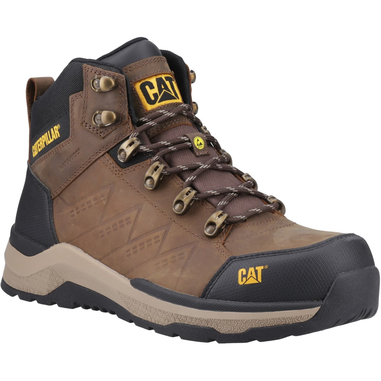 Caterpillar Inductor Mid Boot - Brown