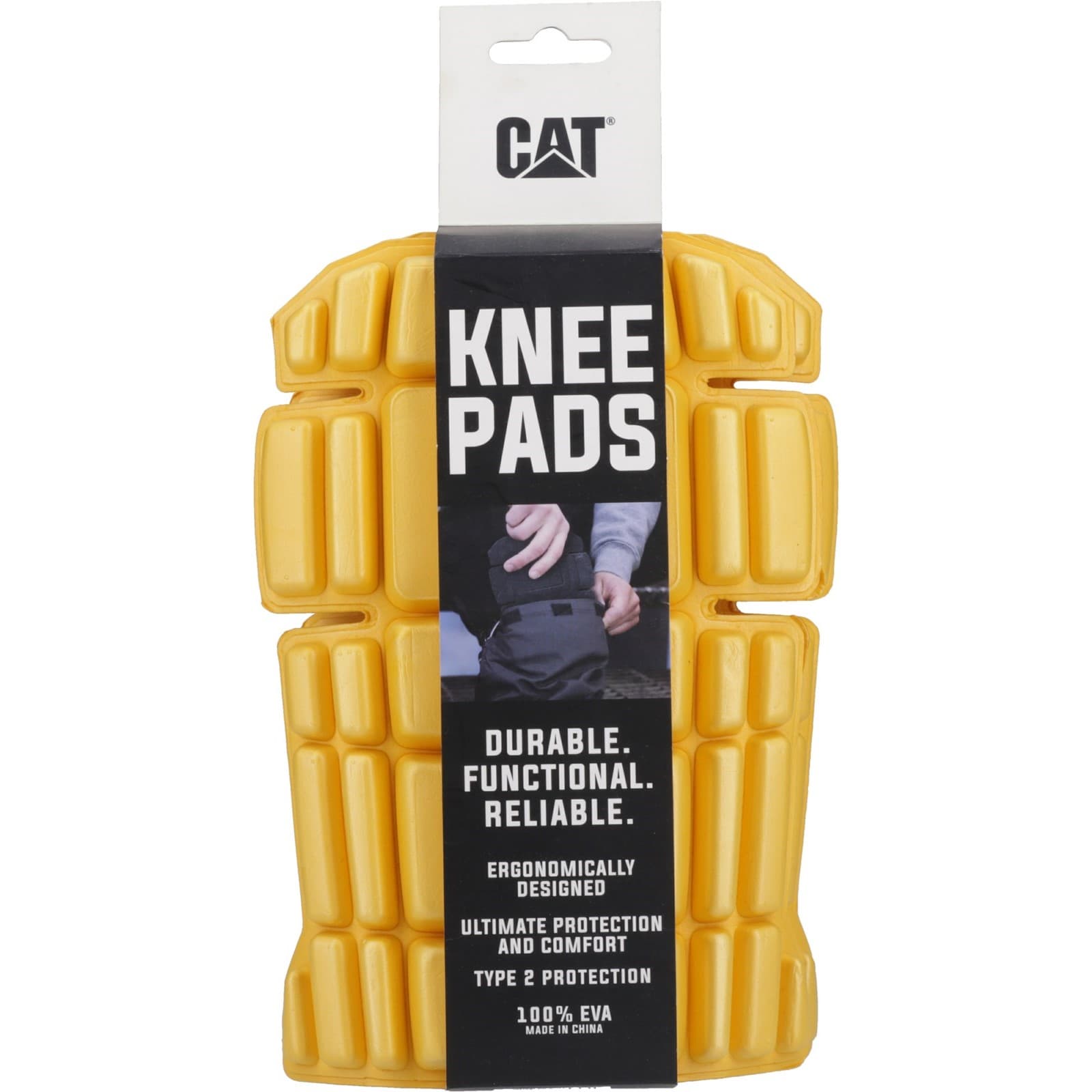 Caterpillar Caterpillar Knee Pads - Yellow in Yellow